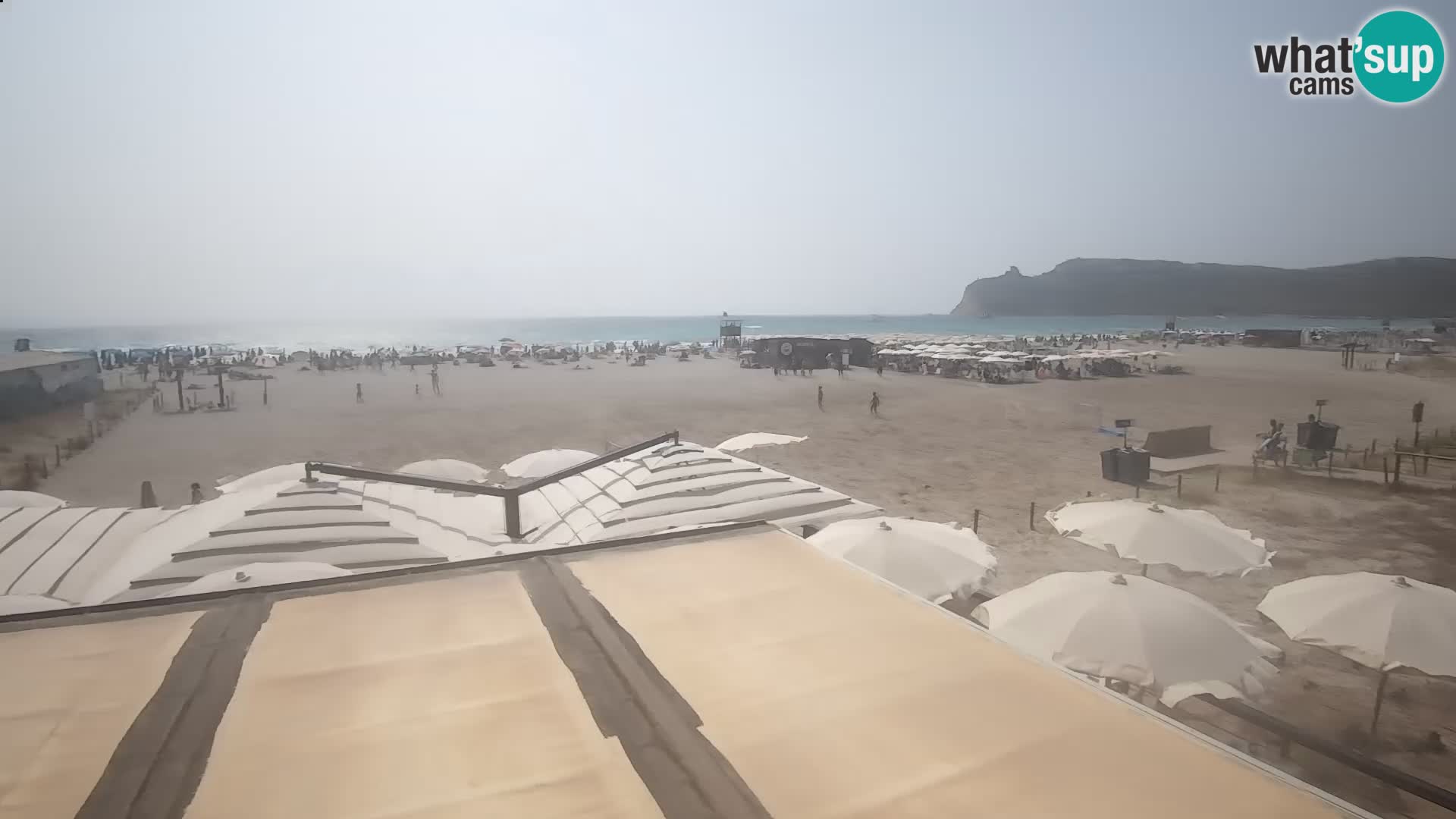 Poetto beach webcam | Cagliari | Sardinija