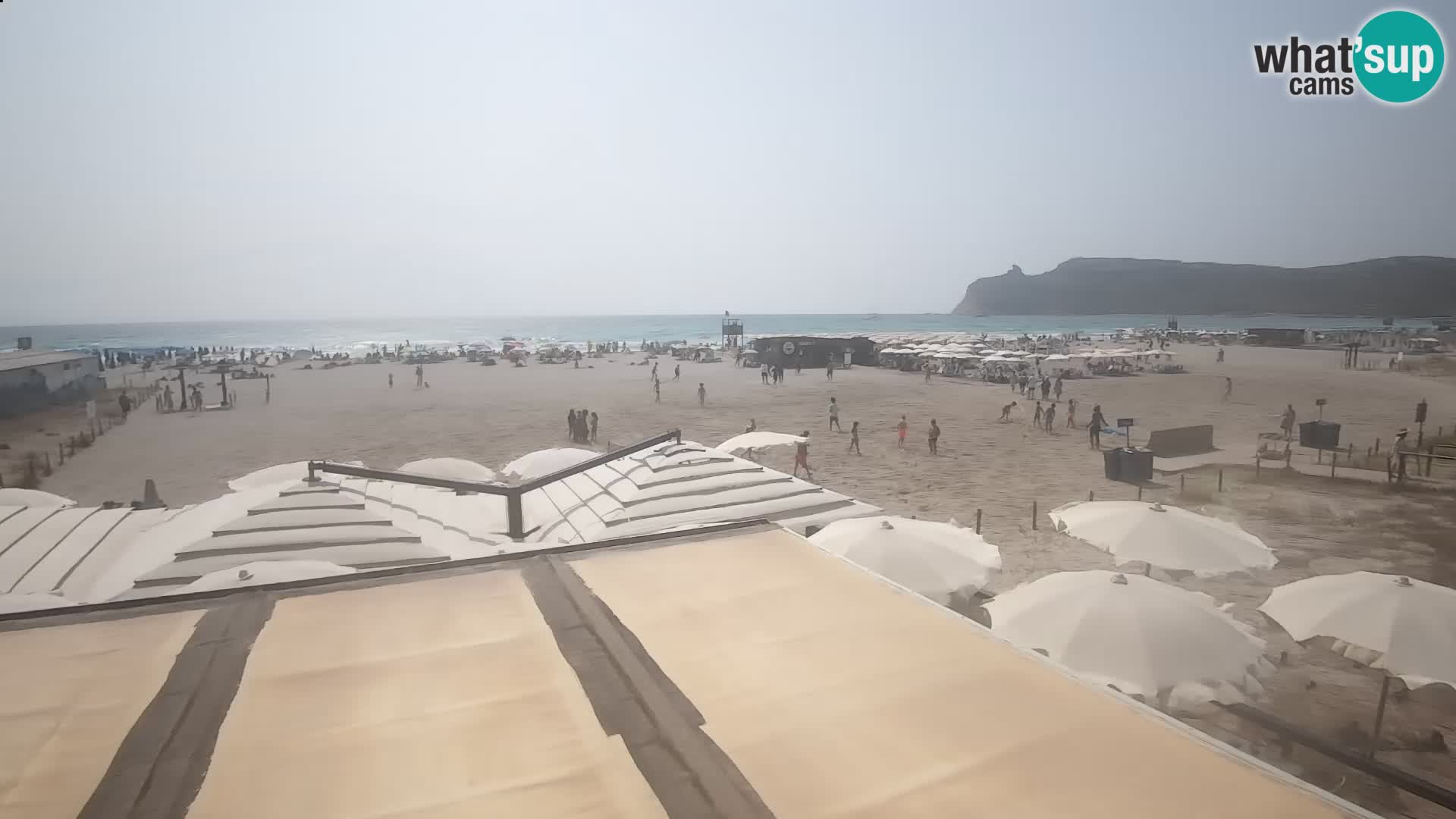 Poetto beach webcam | Cagliari | Sardinija