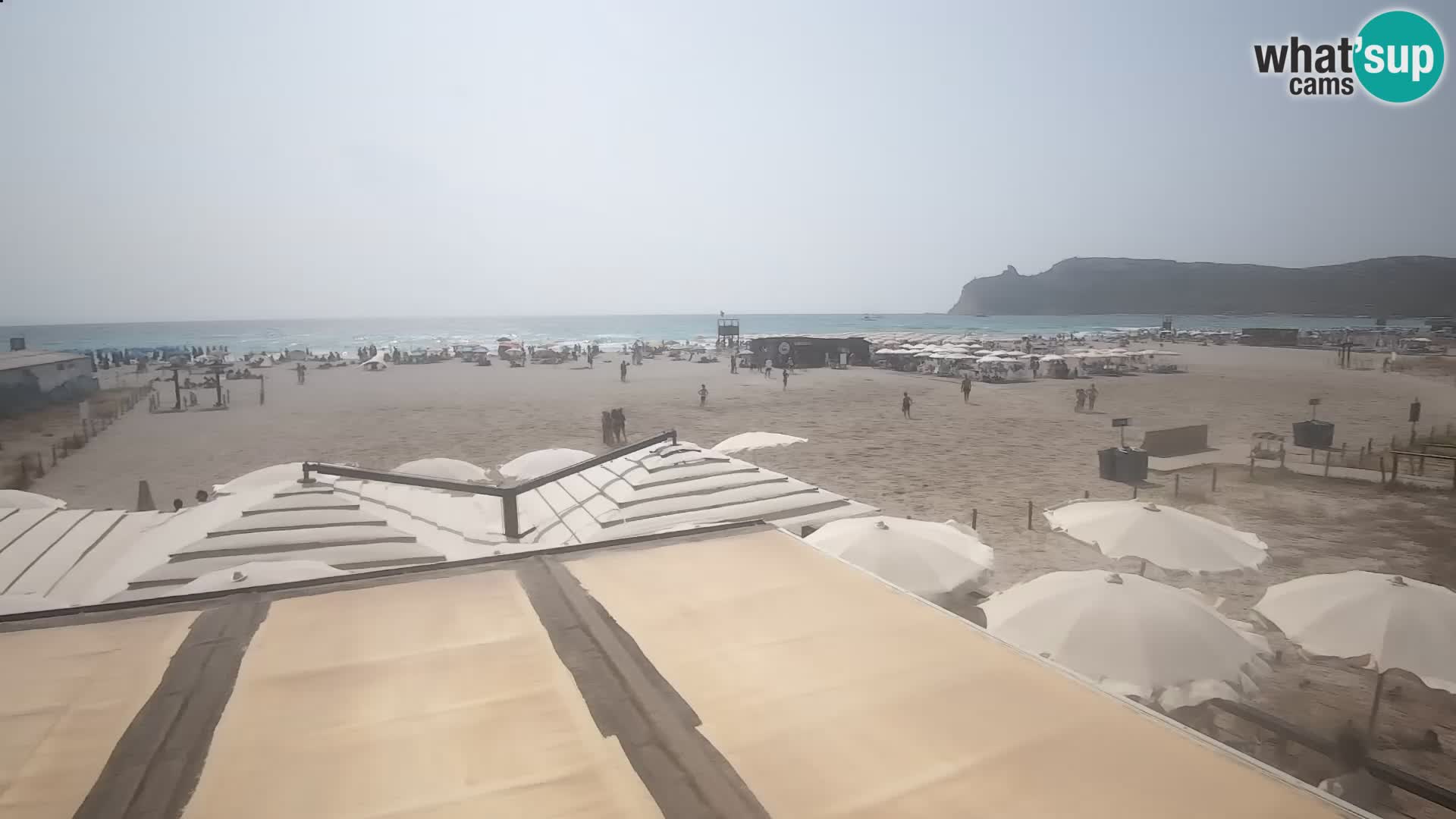 Poetto beach webcam | Cagliari | Sardinija