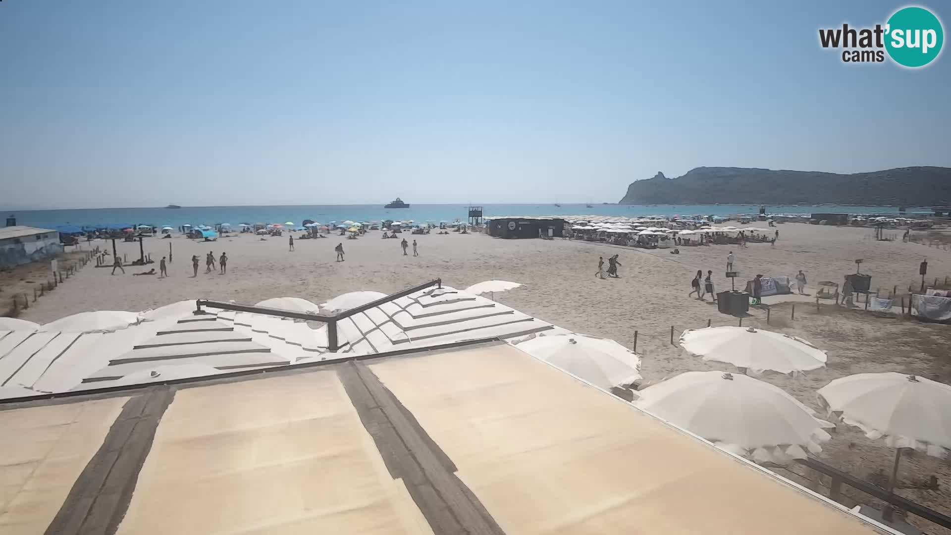 Poetto beach webcam | Cagliari | Sardinia