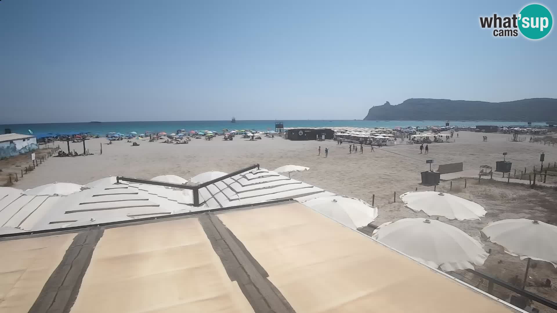 Poetto beach webcam | Cagliari | Sardinija