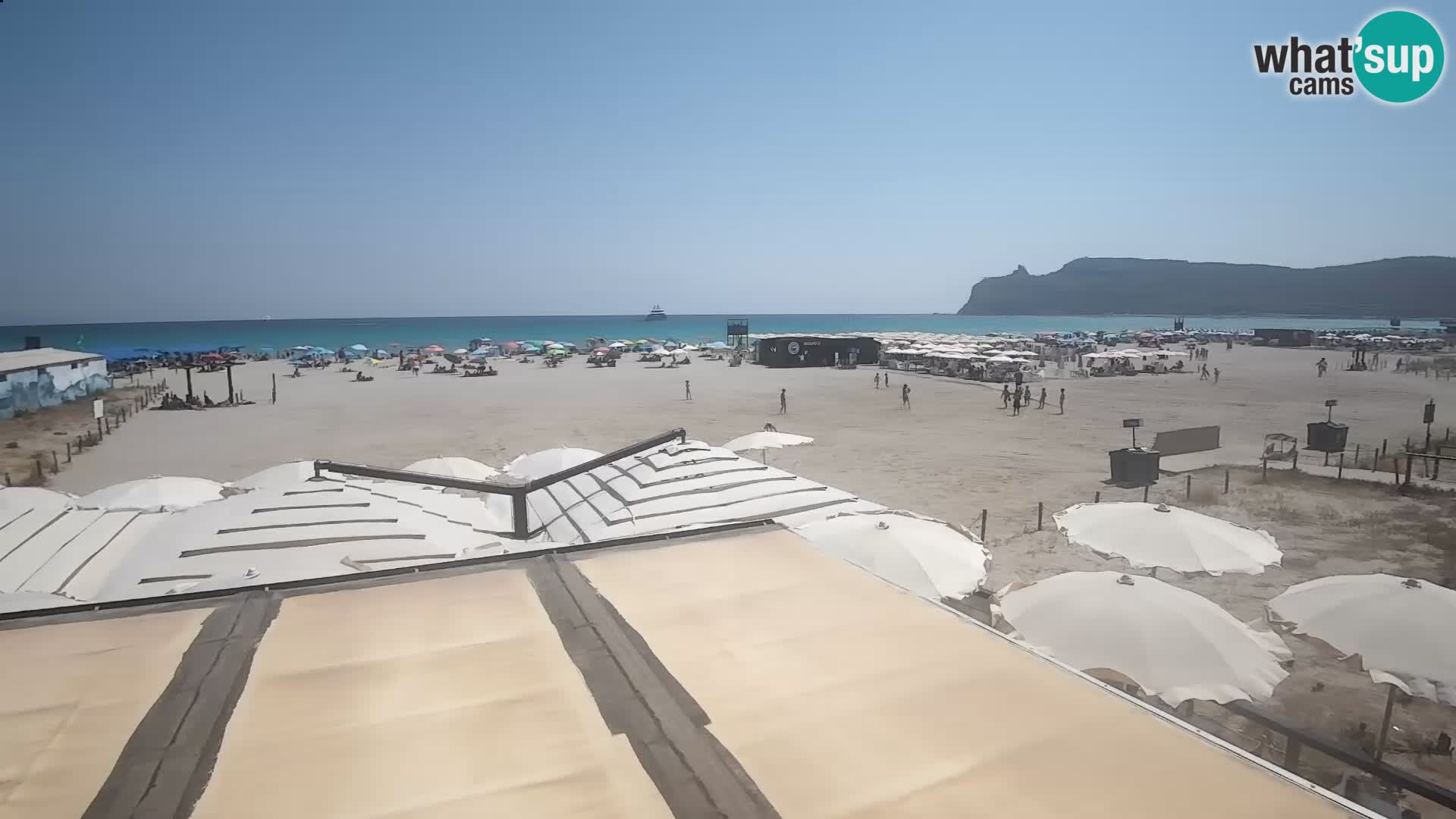 Poetto Strand Webcam | Cagliari | Sardinien