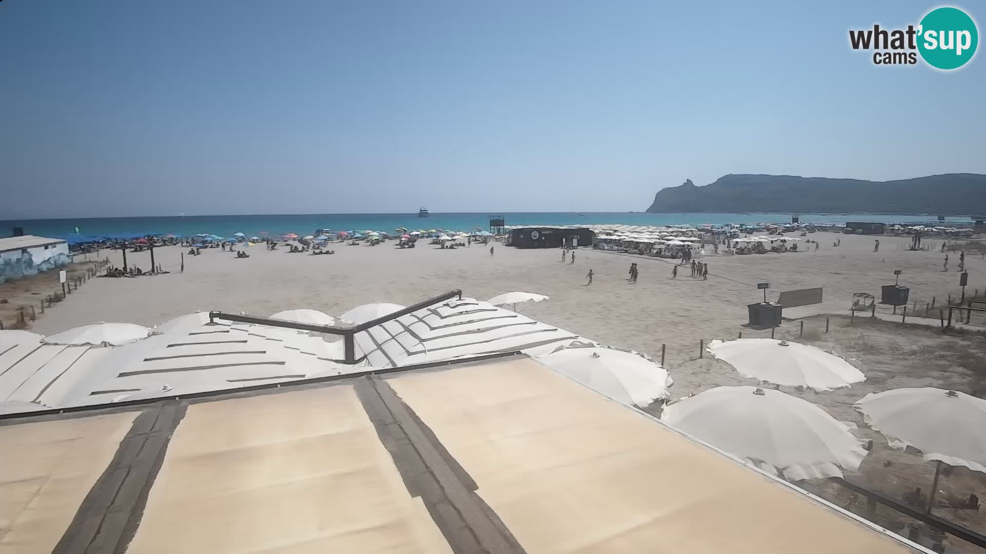 Poetto beach webcam | Cagliari | Sardinia