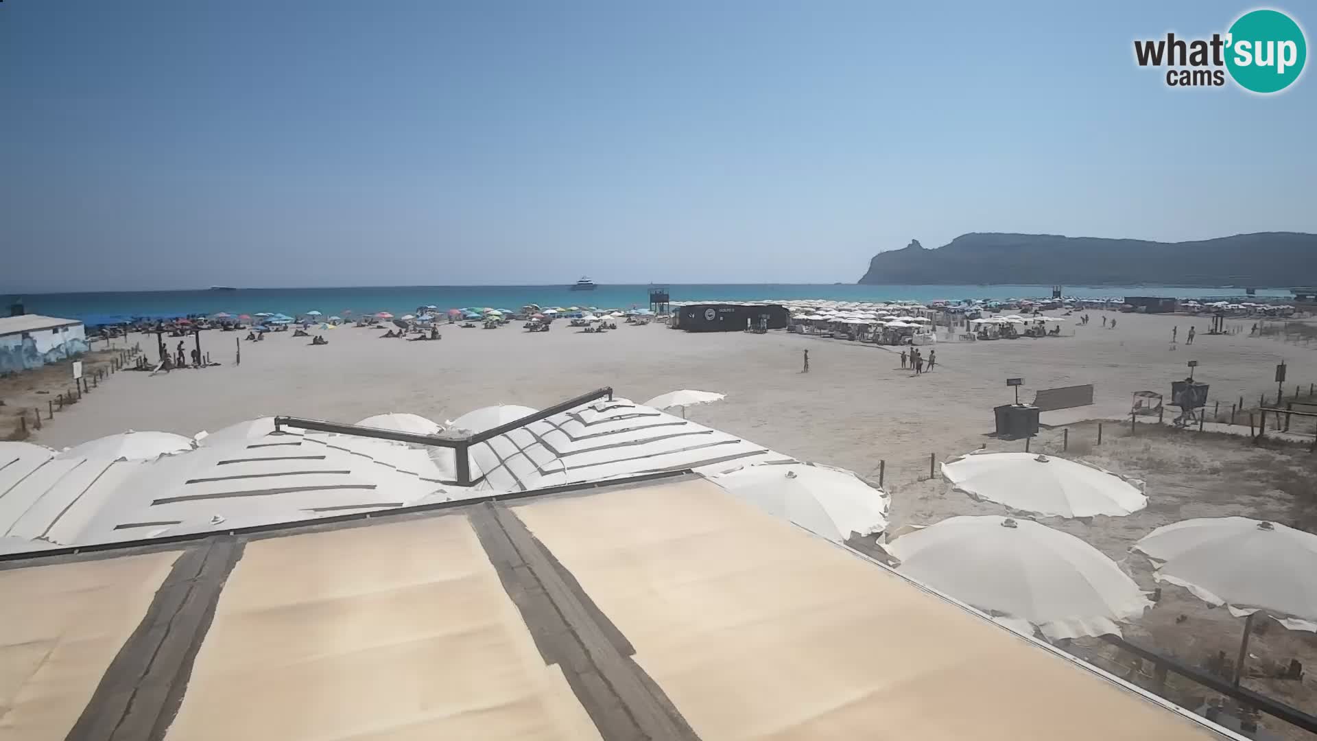 Webcam plage de Poetto | Cagliari | Sardaigne