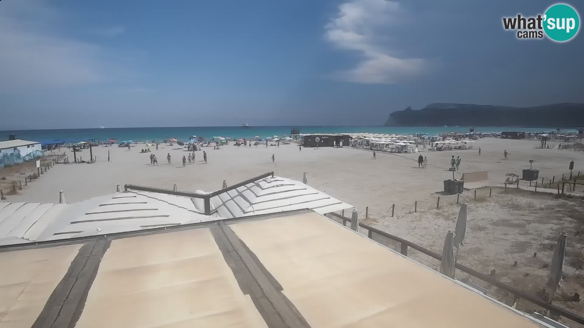Poetto beach webcam | Cagliari | Sardinia
