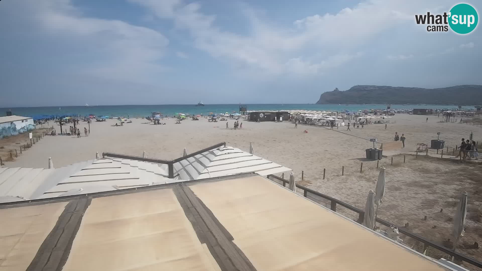 Poetto beach webcam | Cagliari | Sardinia