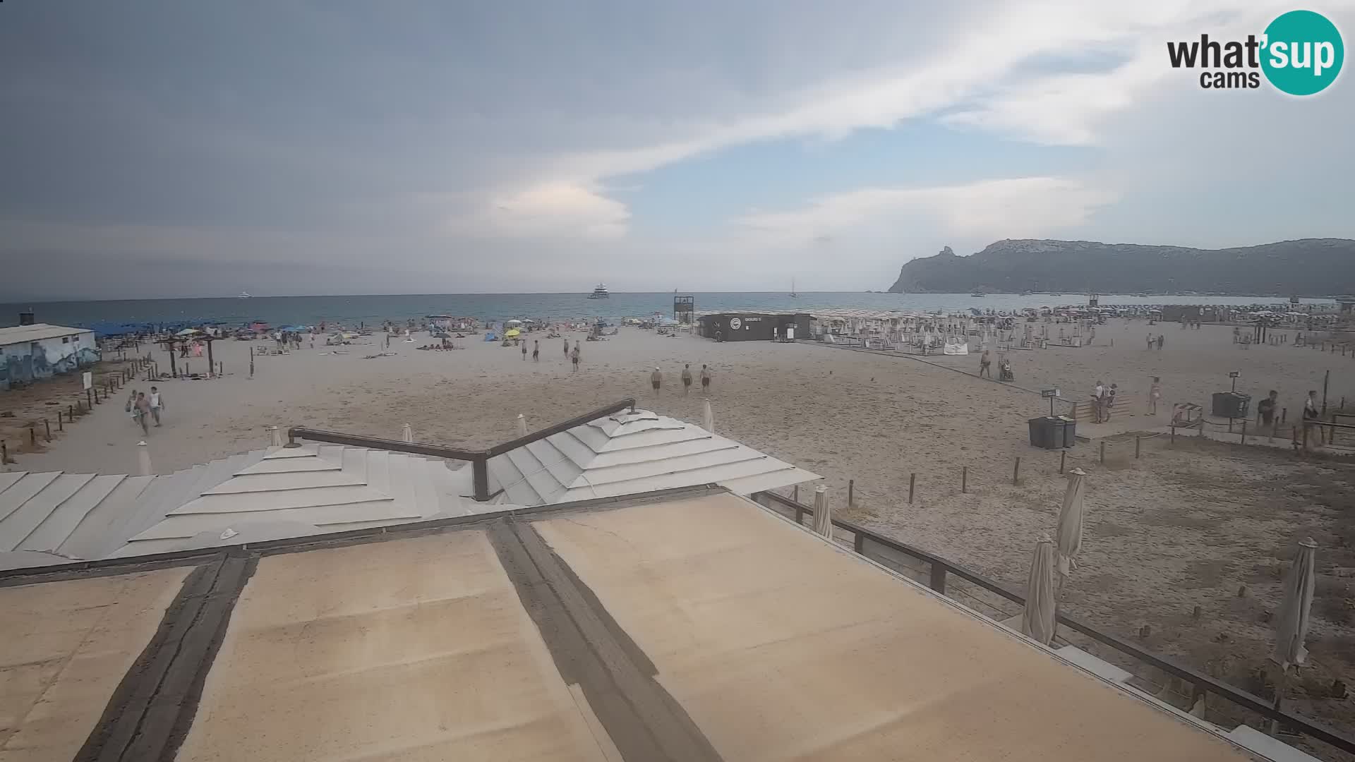 Poetto beach webcam | Cagliari | Sardinija