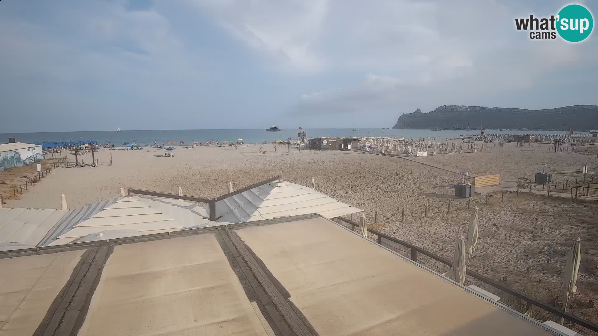 Poetto beach webcam | Cagliari | Sardinia