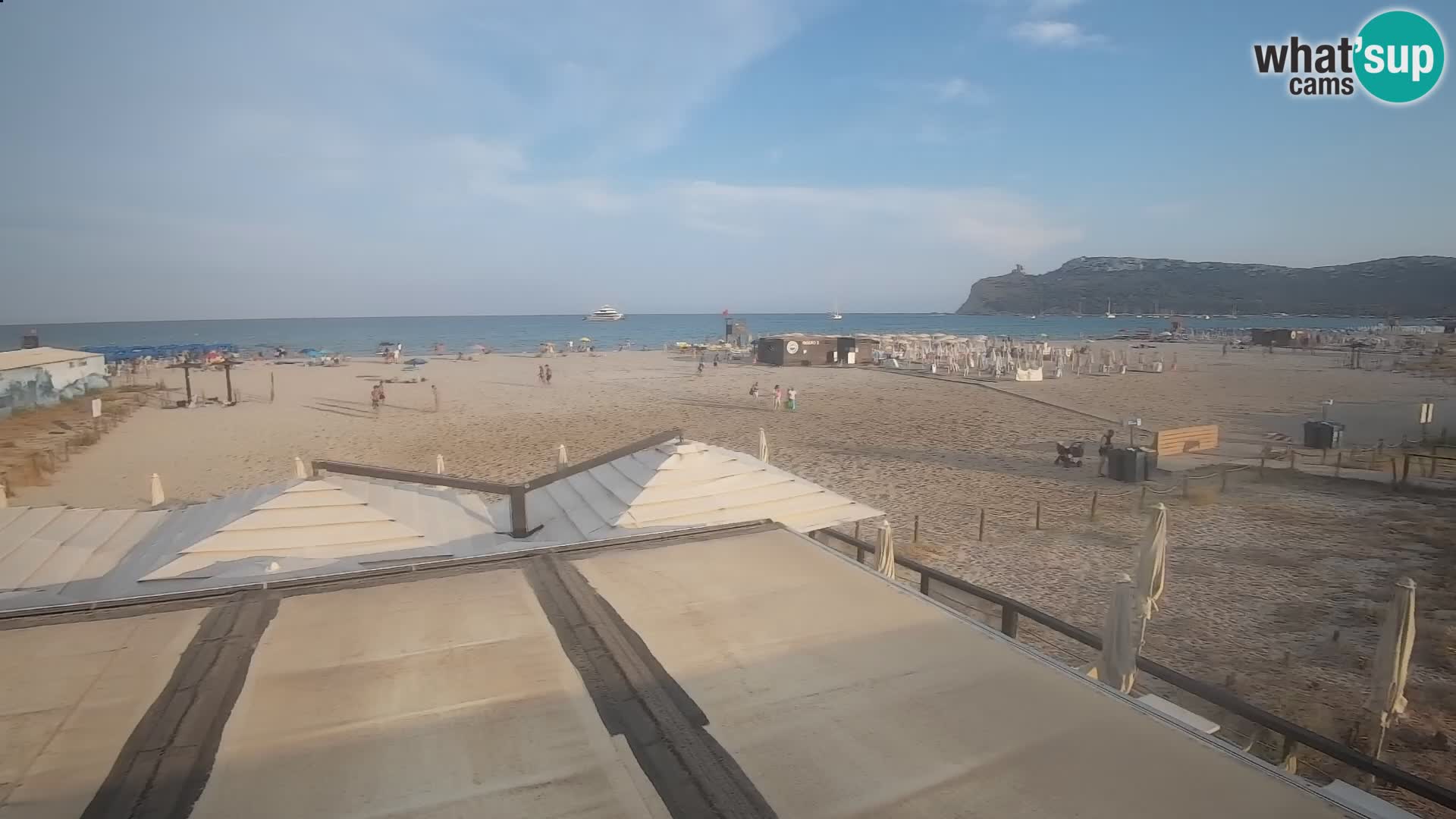 Poetto beach webcam | Cagliari | Sardinija