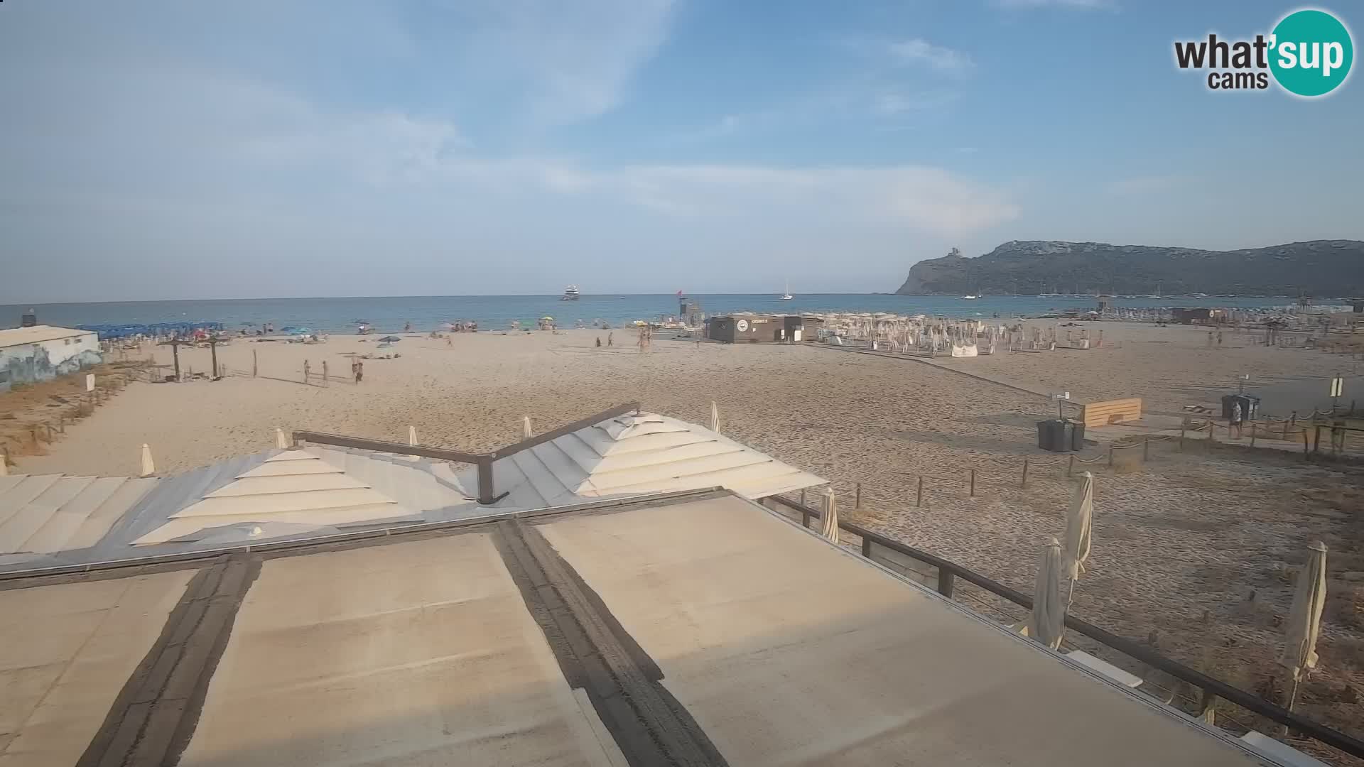 Poetto beach webcam | Cagliari | Sardinija