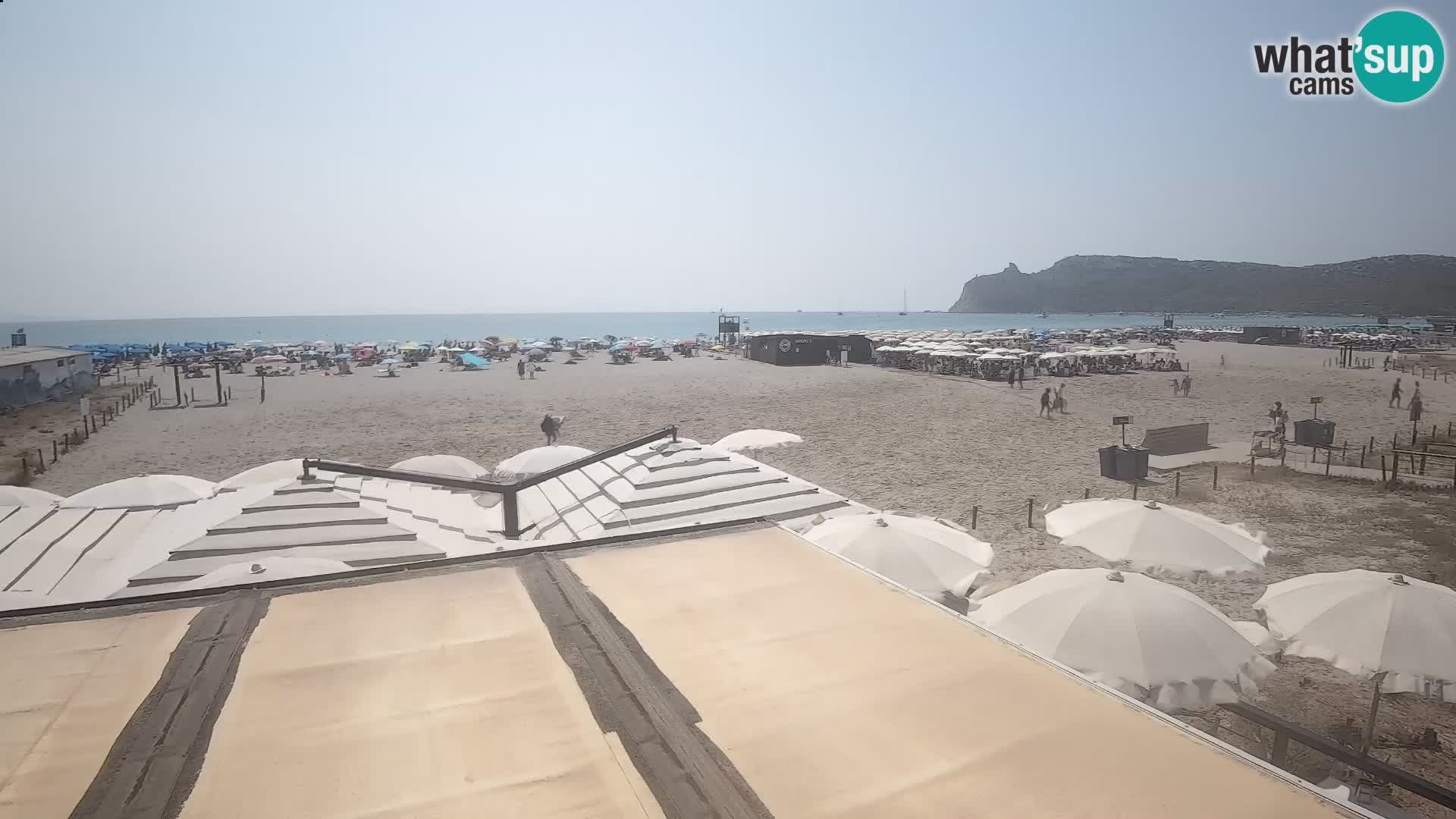Webcam plage de Poetto | Cagliari | Sardaigne