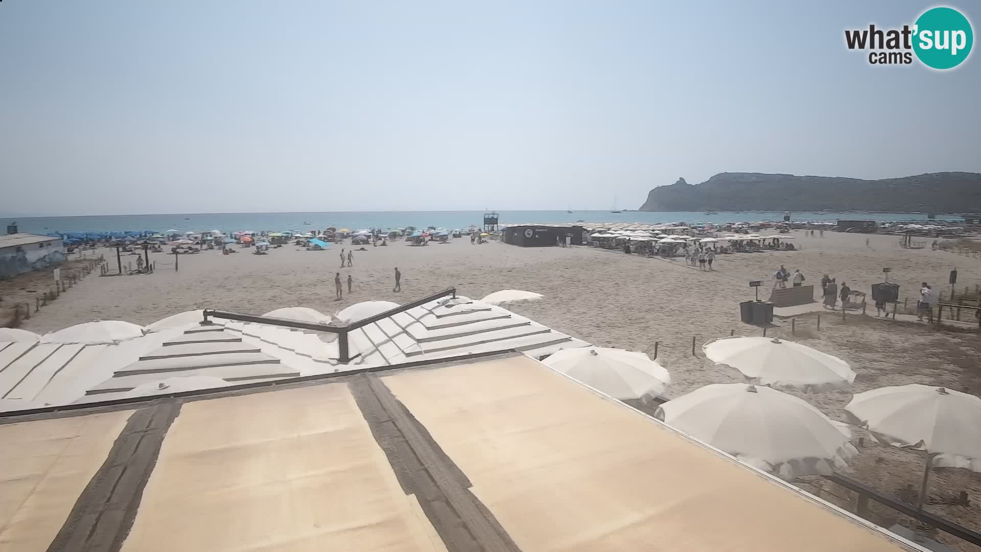 Poetto beach webcam | Cagliari | Sardinija