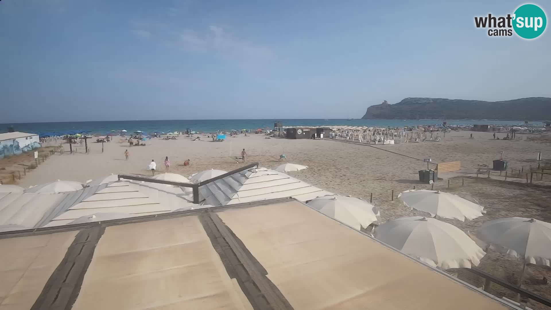Webcam spiaggia del Poetto | Cagliari | Sardegna