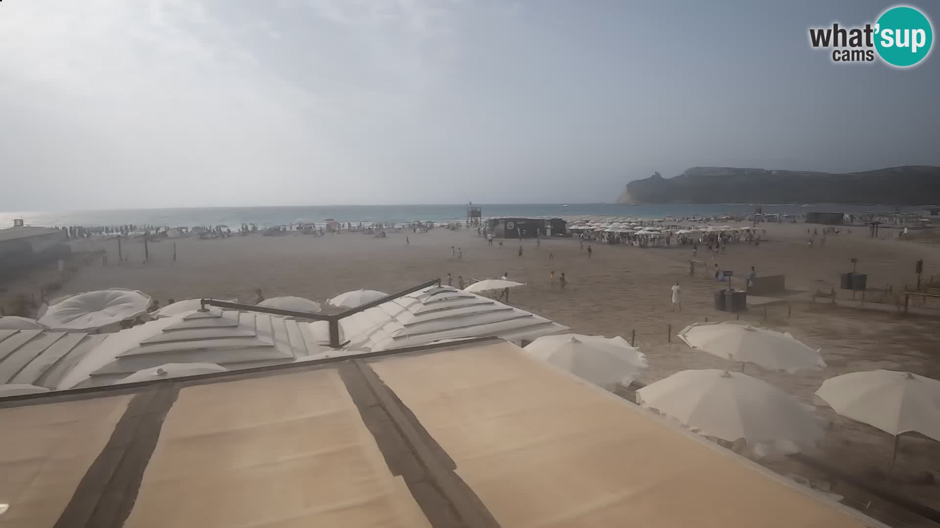 Poetto beach webcam | Cagliari | Sardinija
