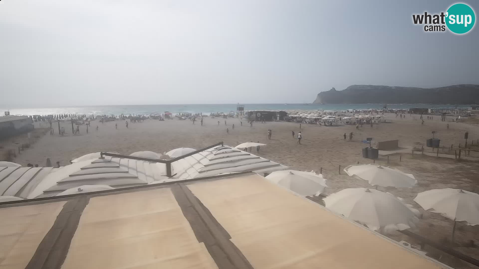 Poetto beach webcam | Cagliari | Sardinia