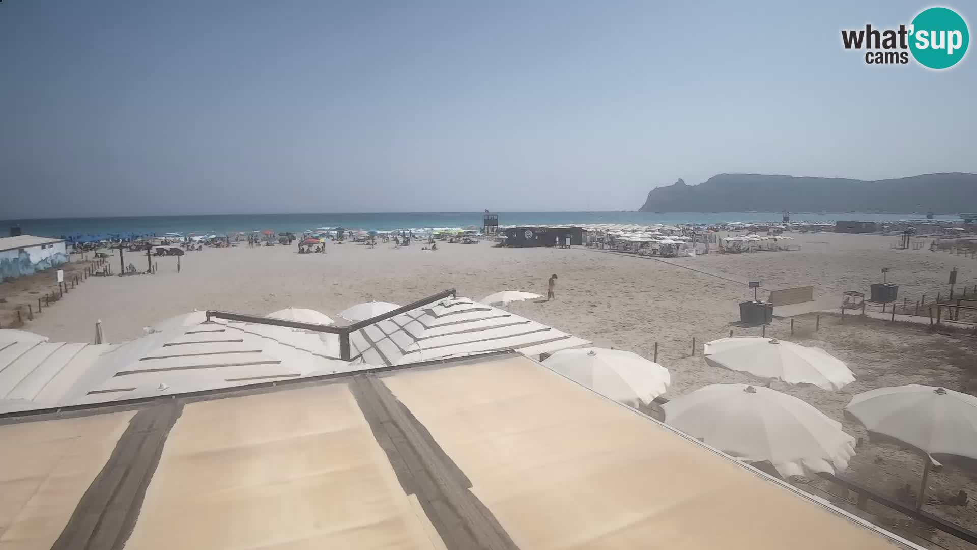 Poetto beach webcam | Cagliari | Sardinija