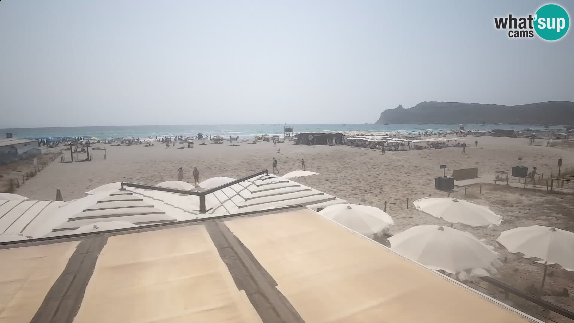 Poetto beach webcam | Cagliari | Sardinija