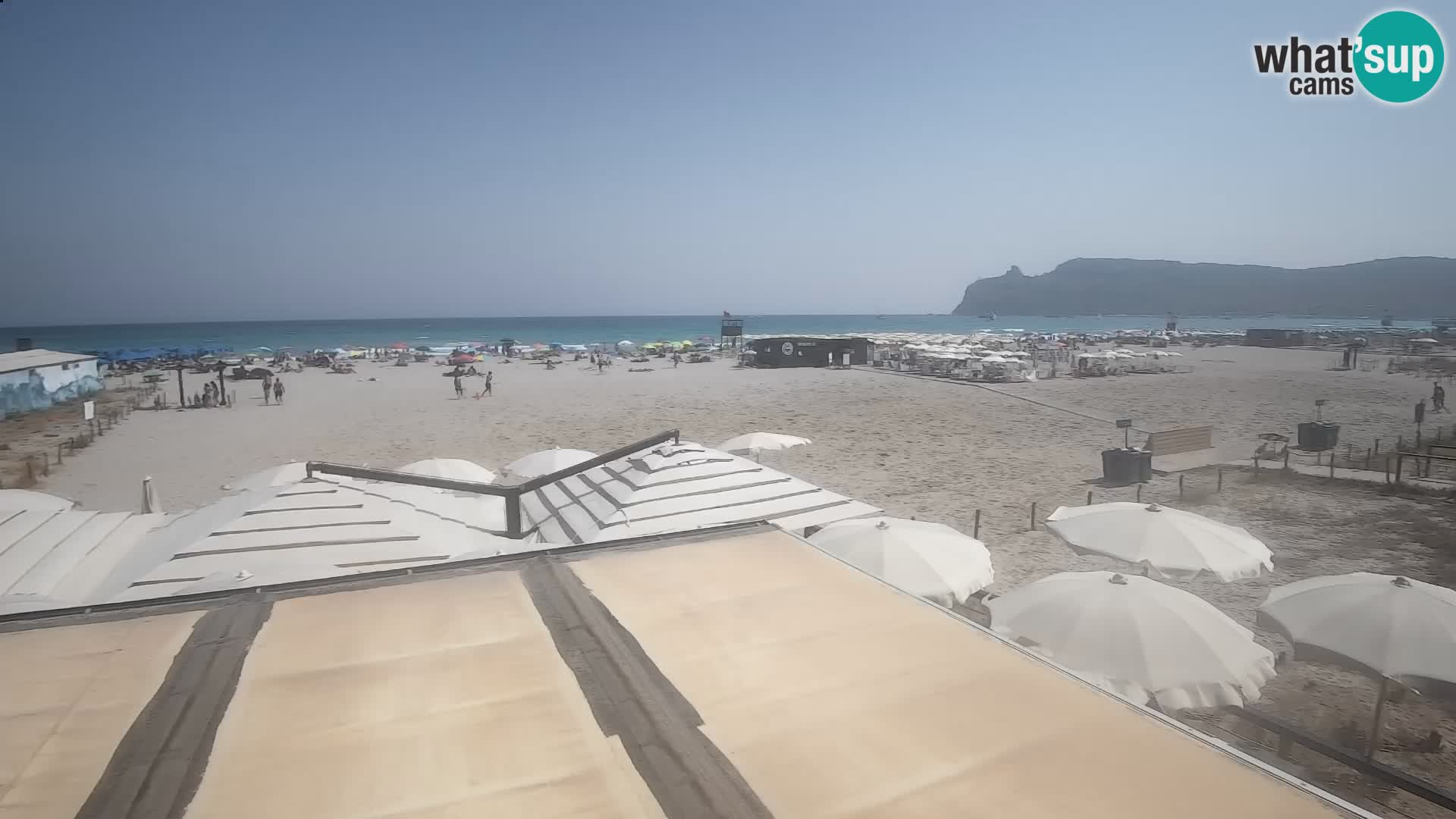 Webcam plage de Poetto | Cagliari | Sardaigne