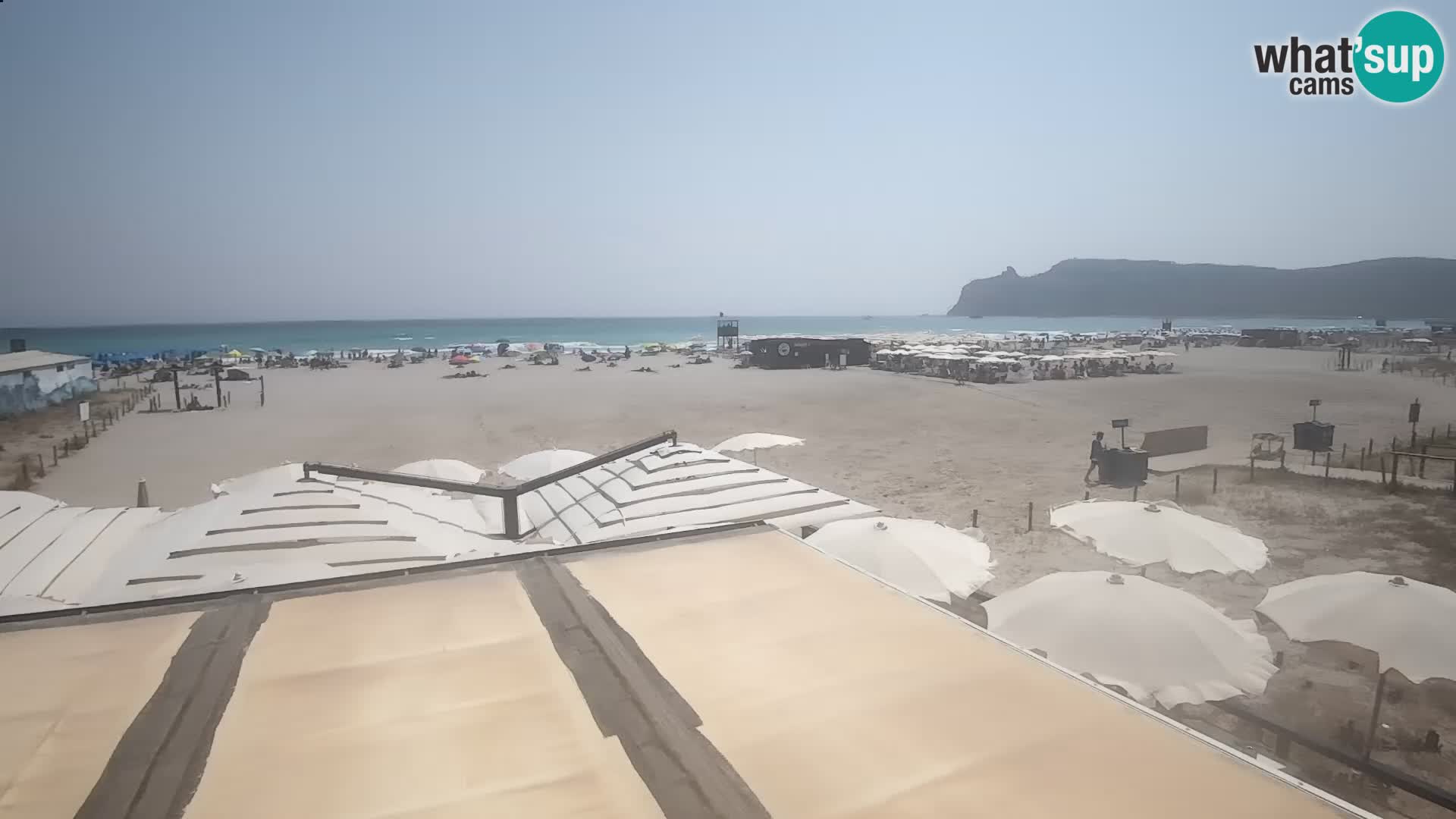 Poetto beach webcam | Cagliari | Sardinia