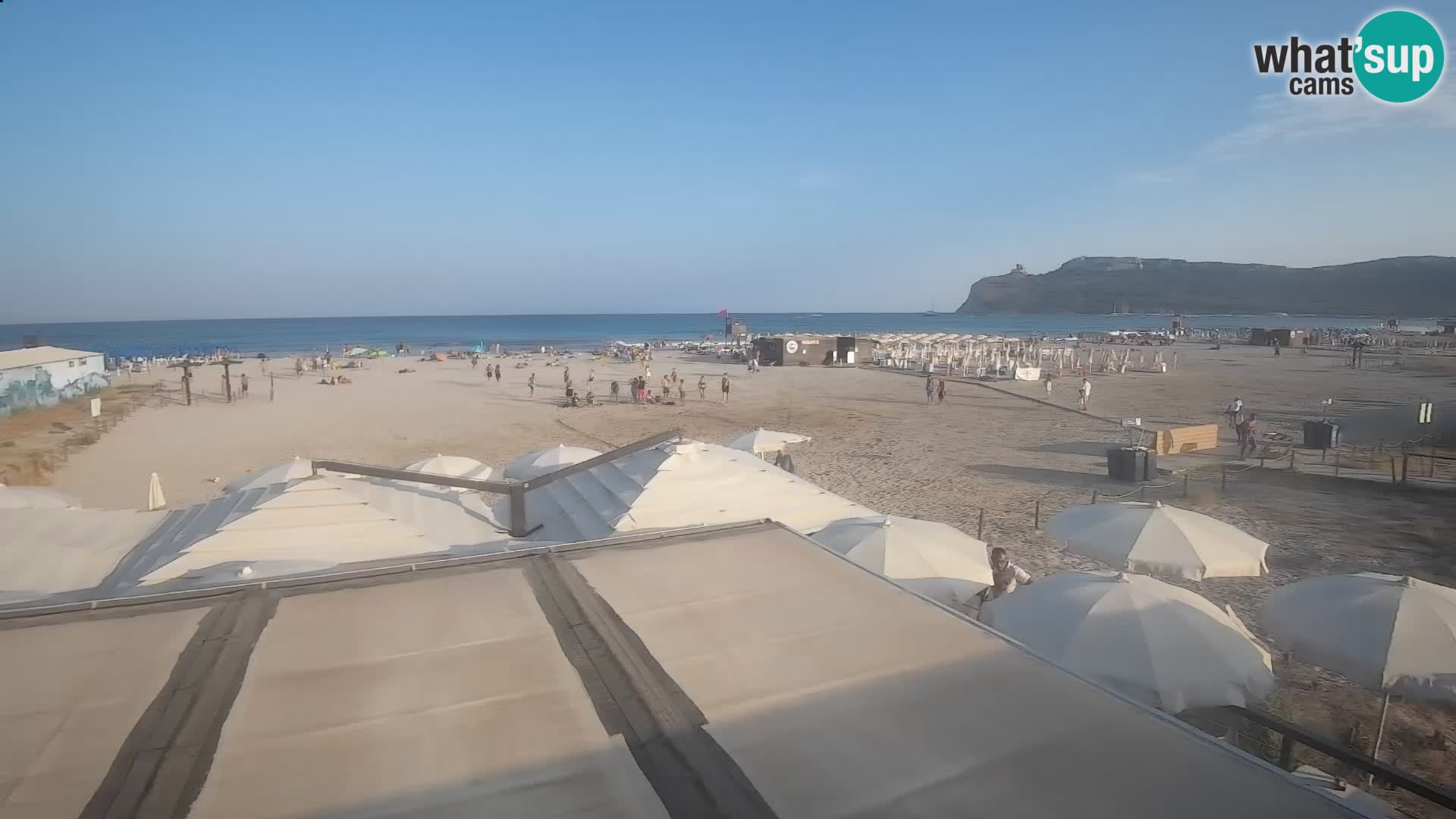 Poetto Strand Webcam | Cagliari | Sardinien