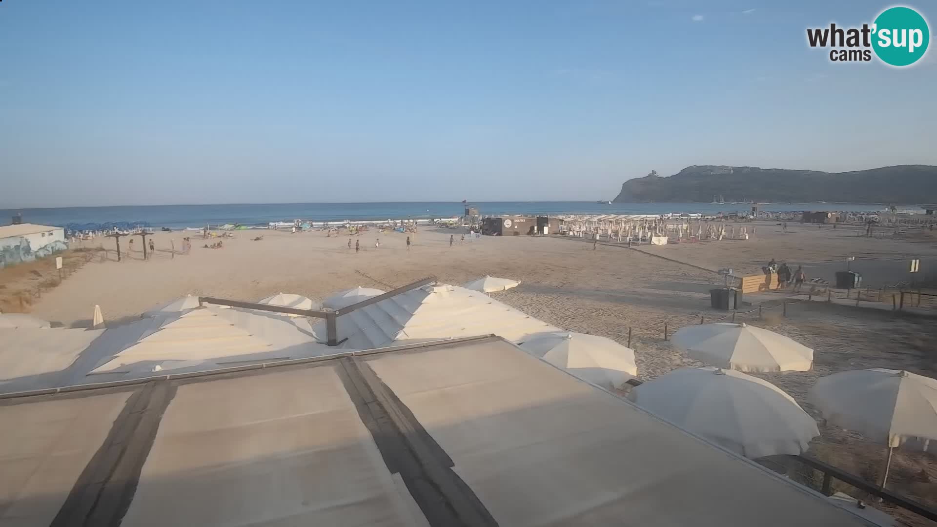Poetto beach webcam | Cagliari | Sardinija