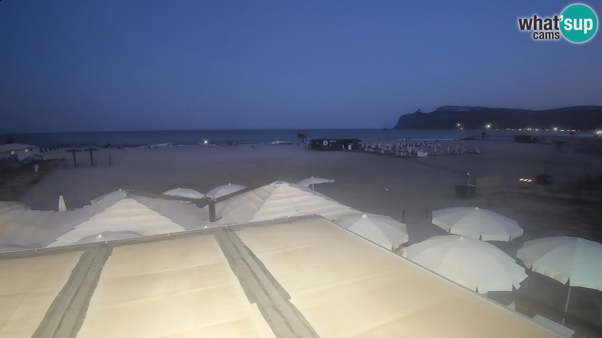 Poetto beach webcam | Cagliari | Sardinija