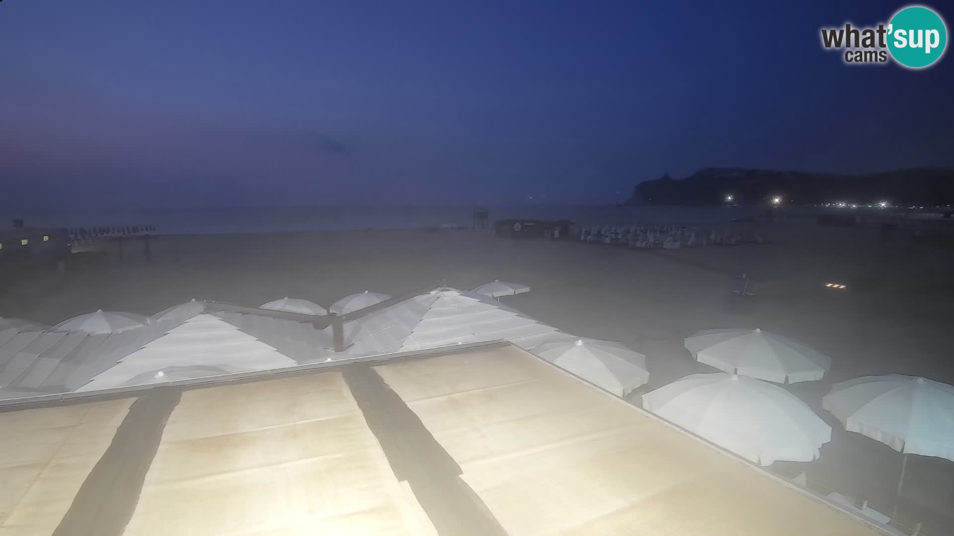 Poetto beach webcam | Cagliari | Sardinija
