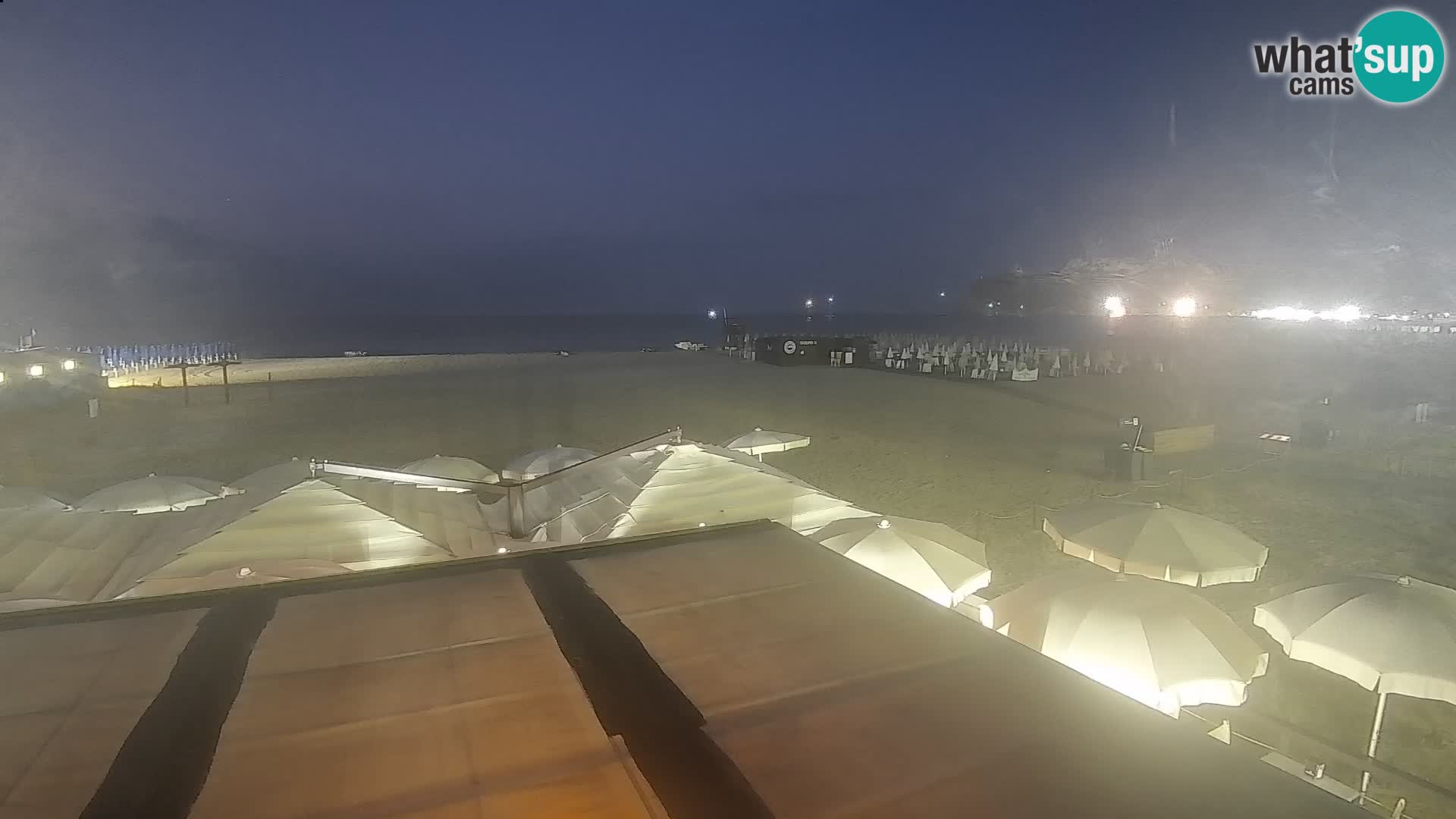 Poetto beach webcam | Cagliari | Sardinija