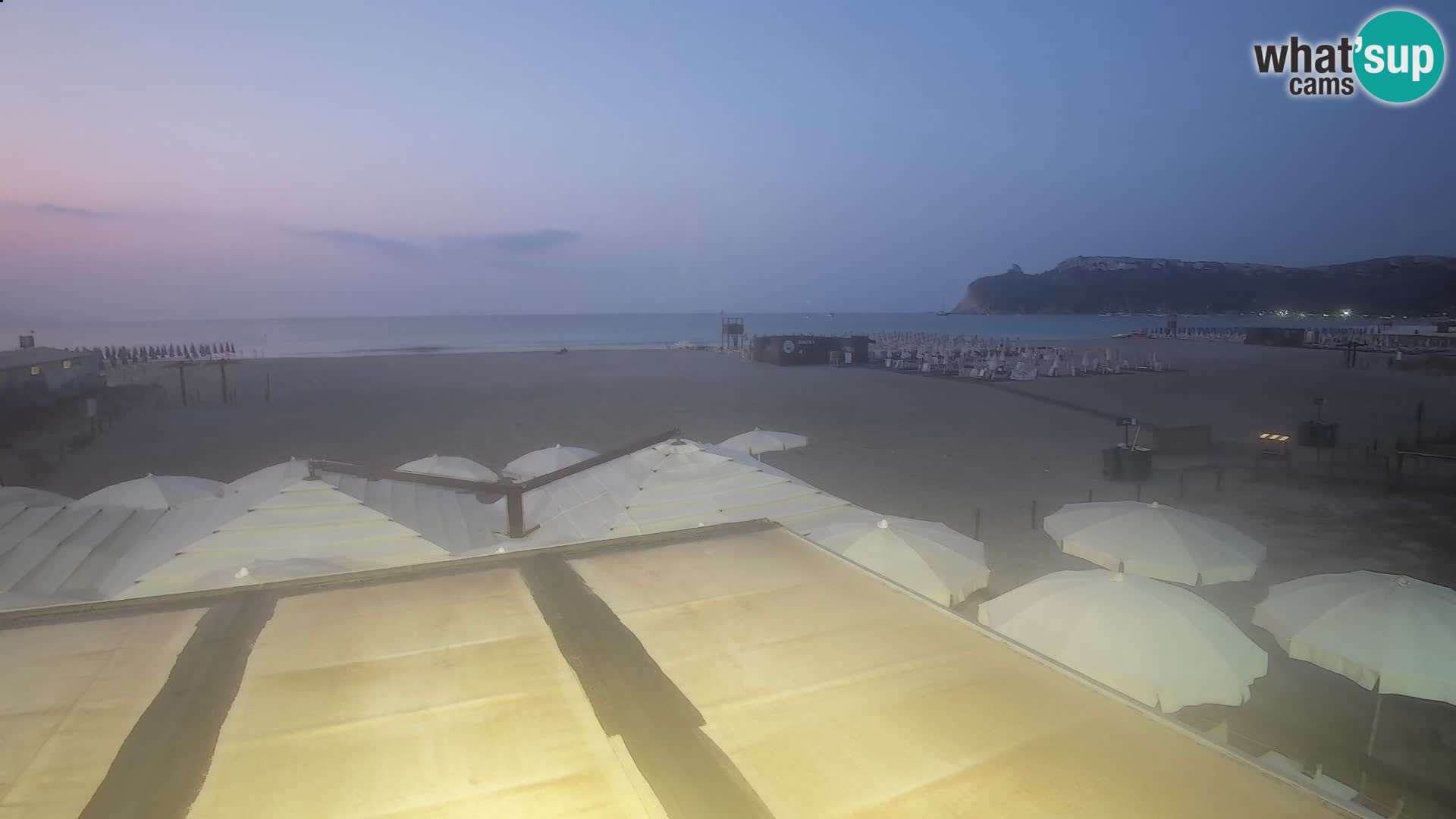 Poetto beach webcam | Cagliari | Sardinija