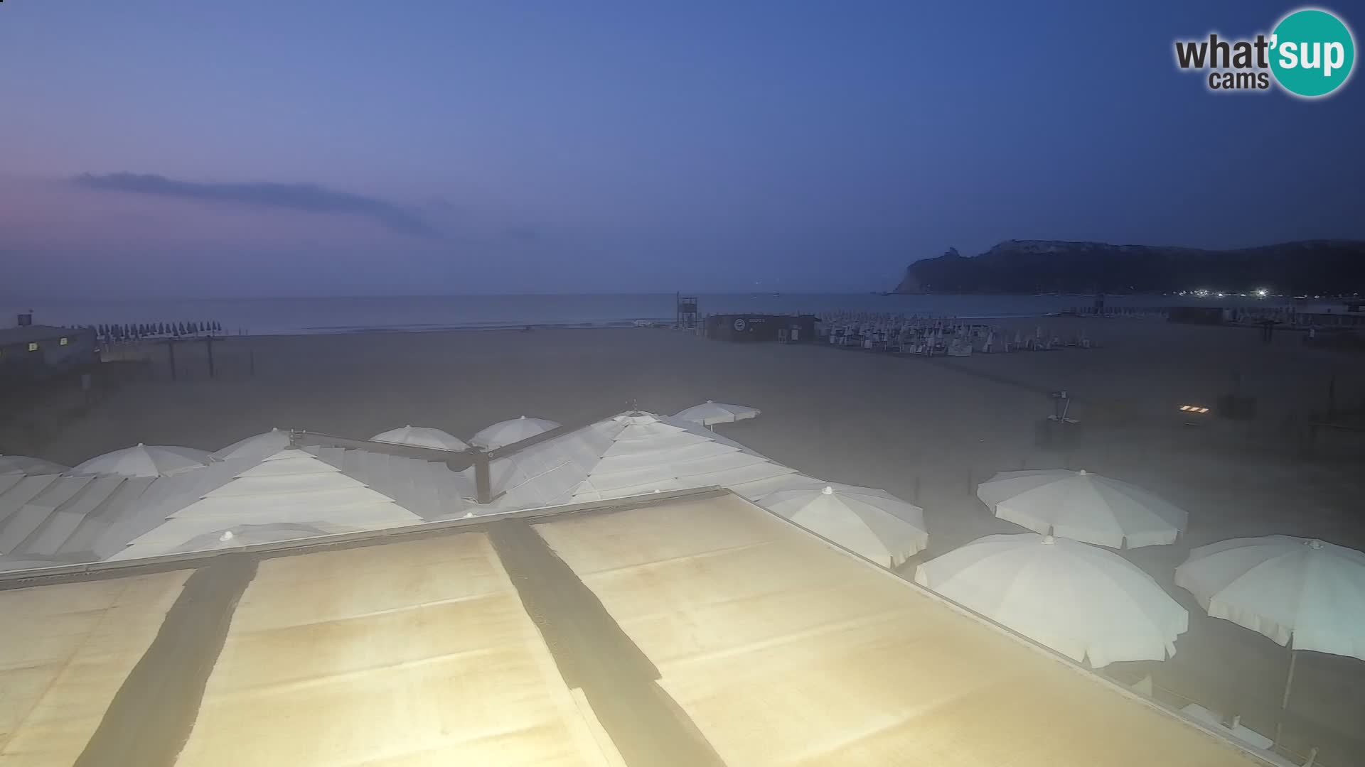 Poetto beach webcam | Cagliari | Sardinija