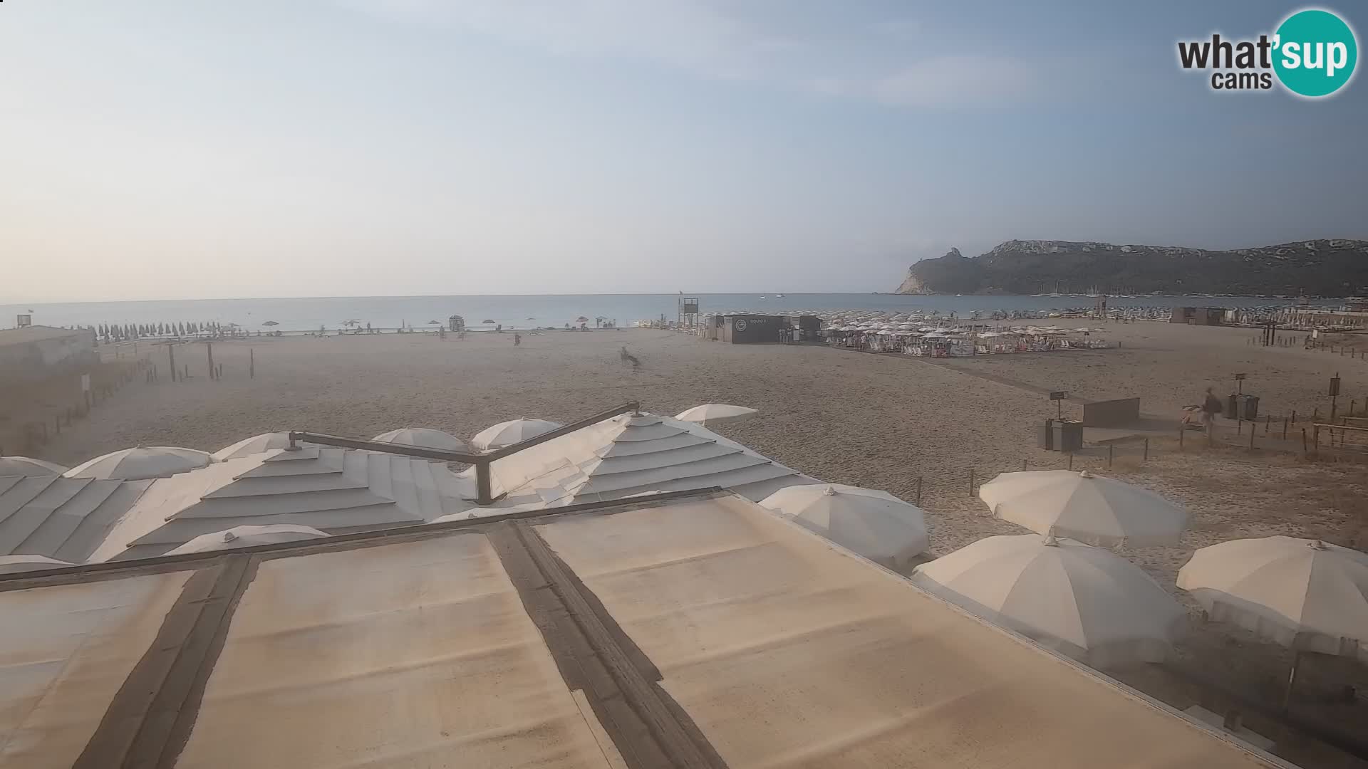 Poetto beach webcam | Cagliari | Sardinija