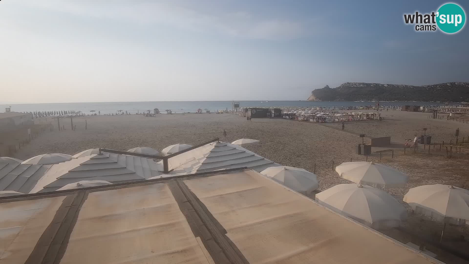 Poetto beach webcam | Cagliari | Sardinija