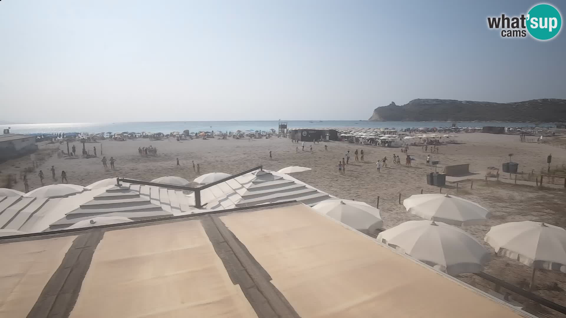 Poetto beach webcam | Cagliari | Sardinija