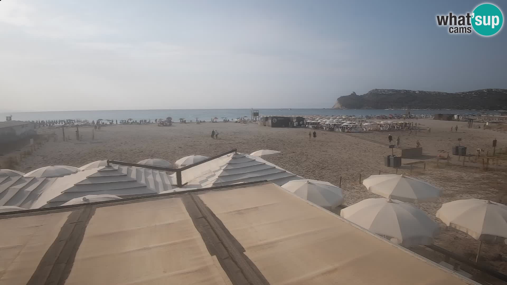 Poetto beach webcam | Cagliari | Sardinija