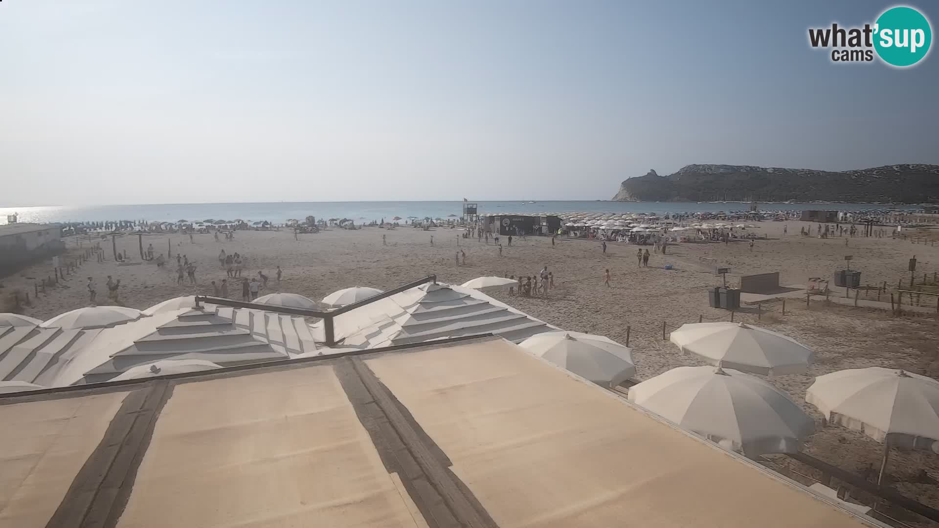 Poetto beach webcam | Cagliari | Sardinija