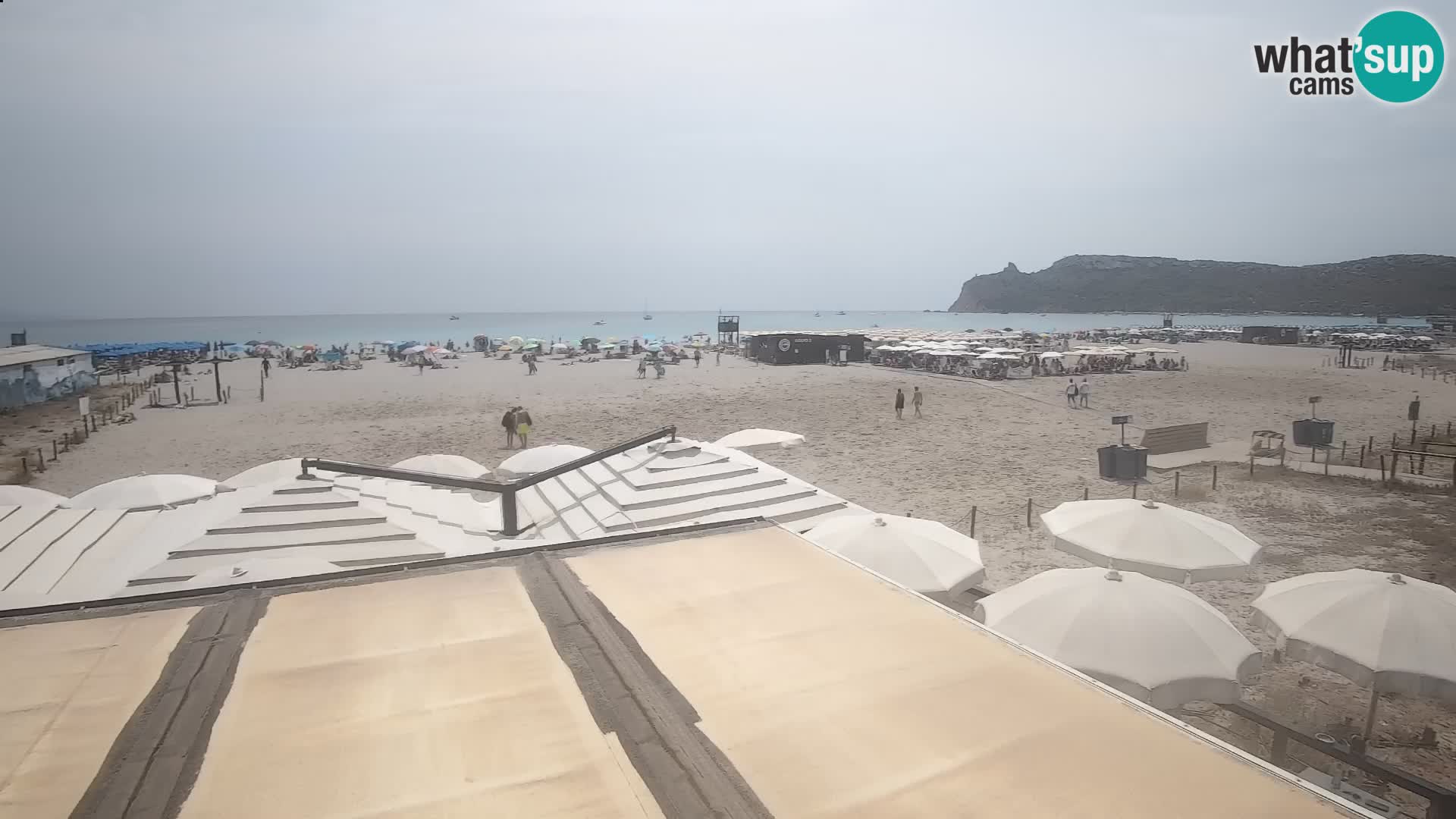 Poetto beach webcam | Cagliari | Sardinija