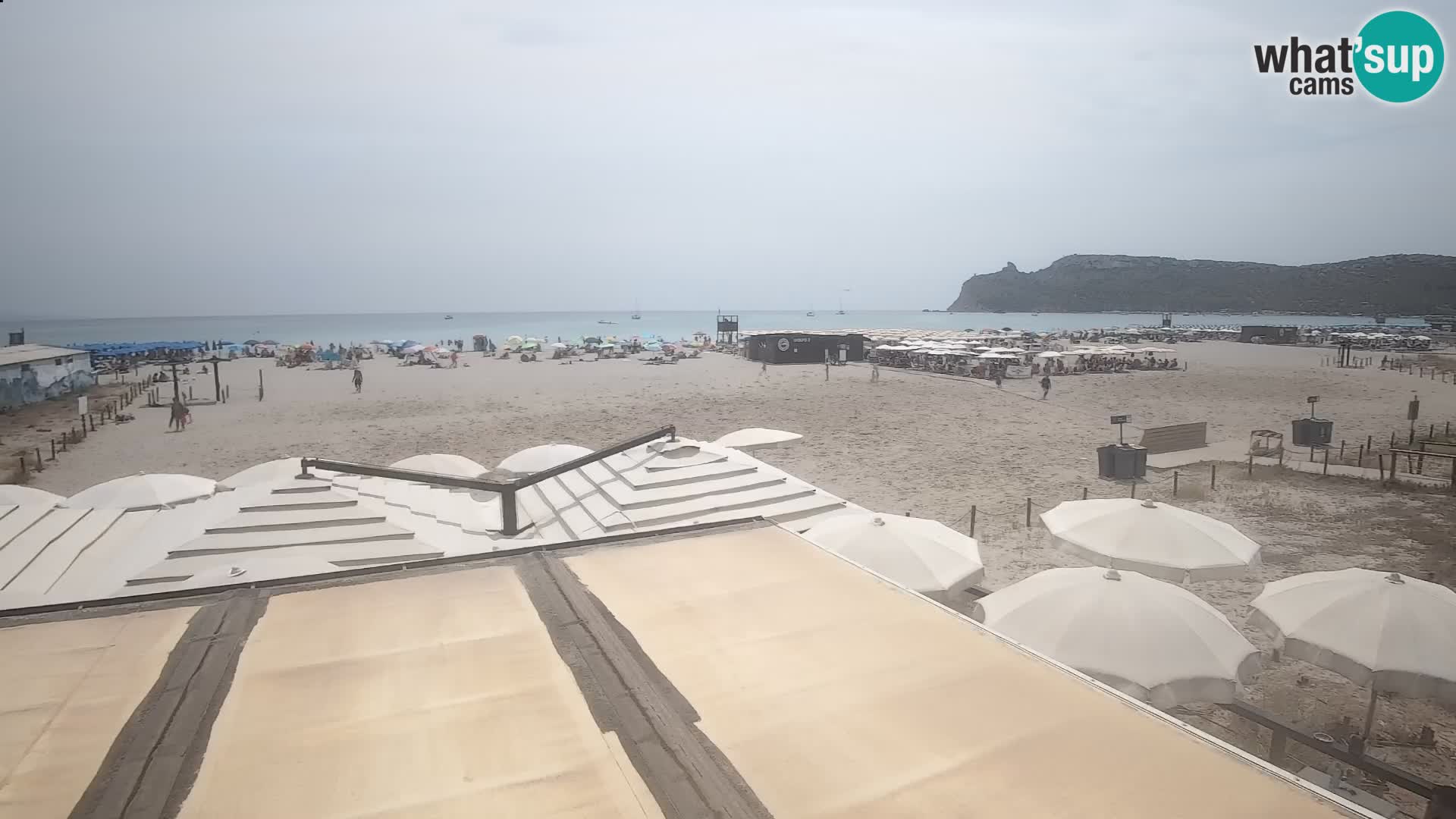 Poetto beach webcam | Cagliari | Sardinija