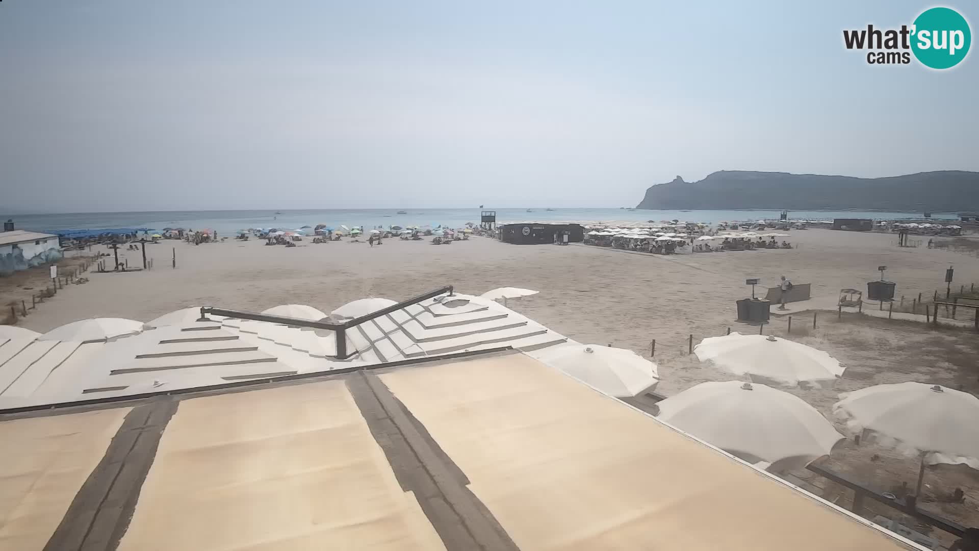 Poetto beach webcam | Cagliari | Sardinija