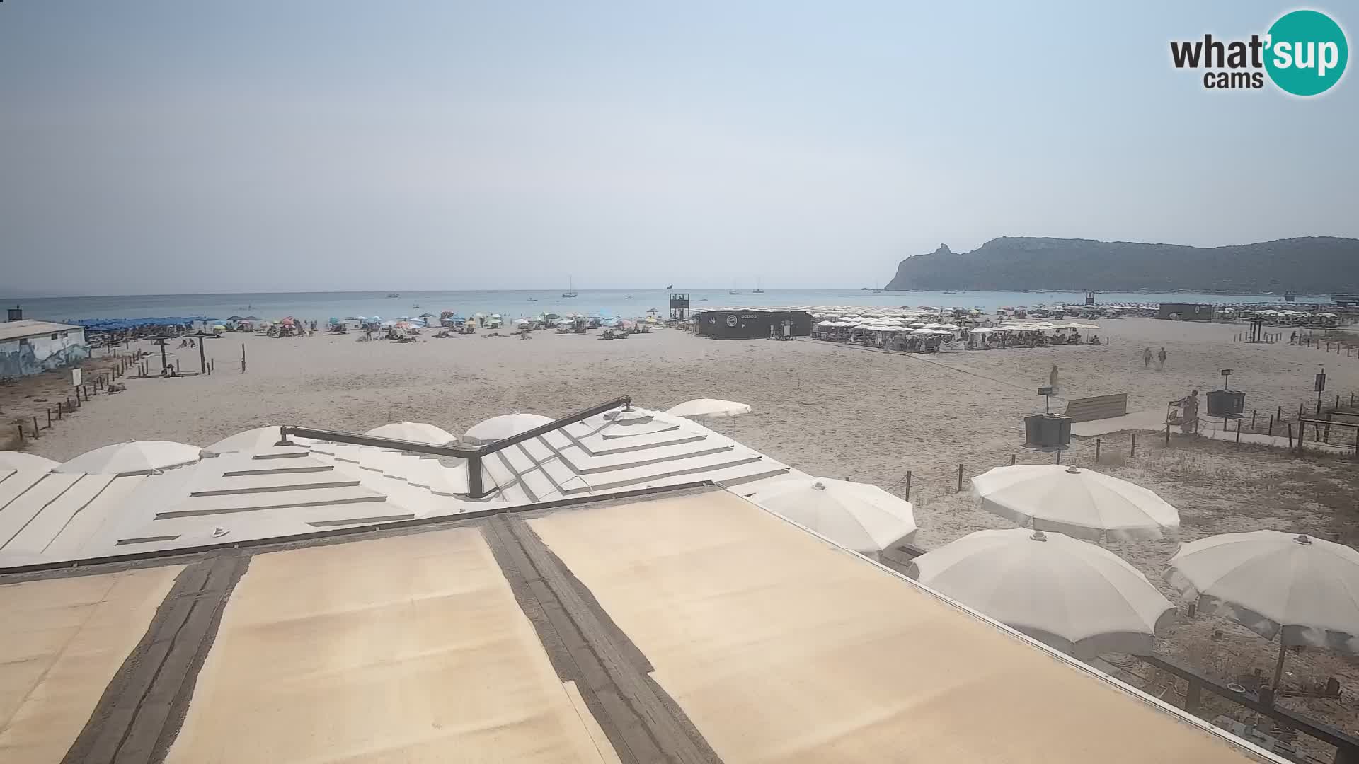 Poetto beach webcam | Cagliari | Sardinija