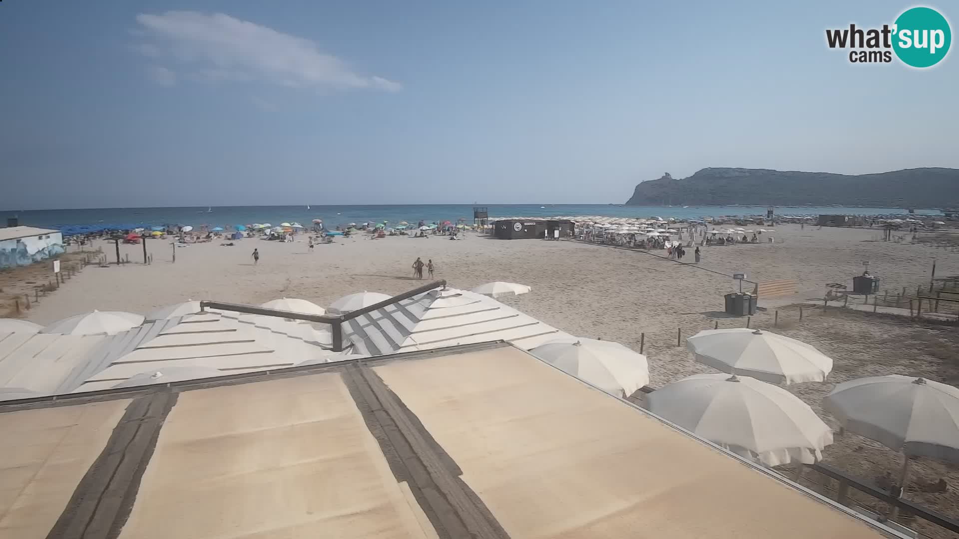 Poetto Strand Webcam | Cagliari | Sardinien