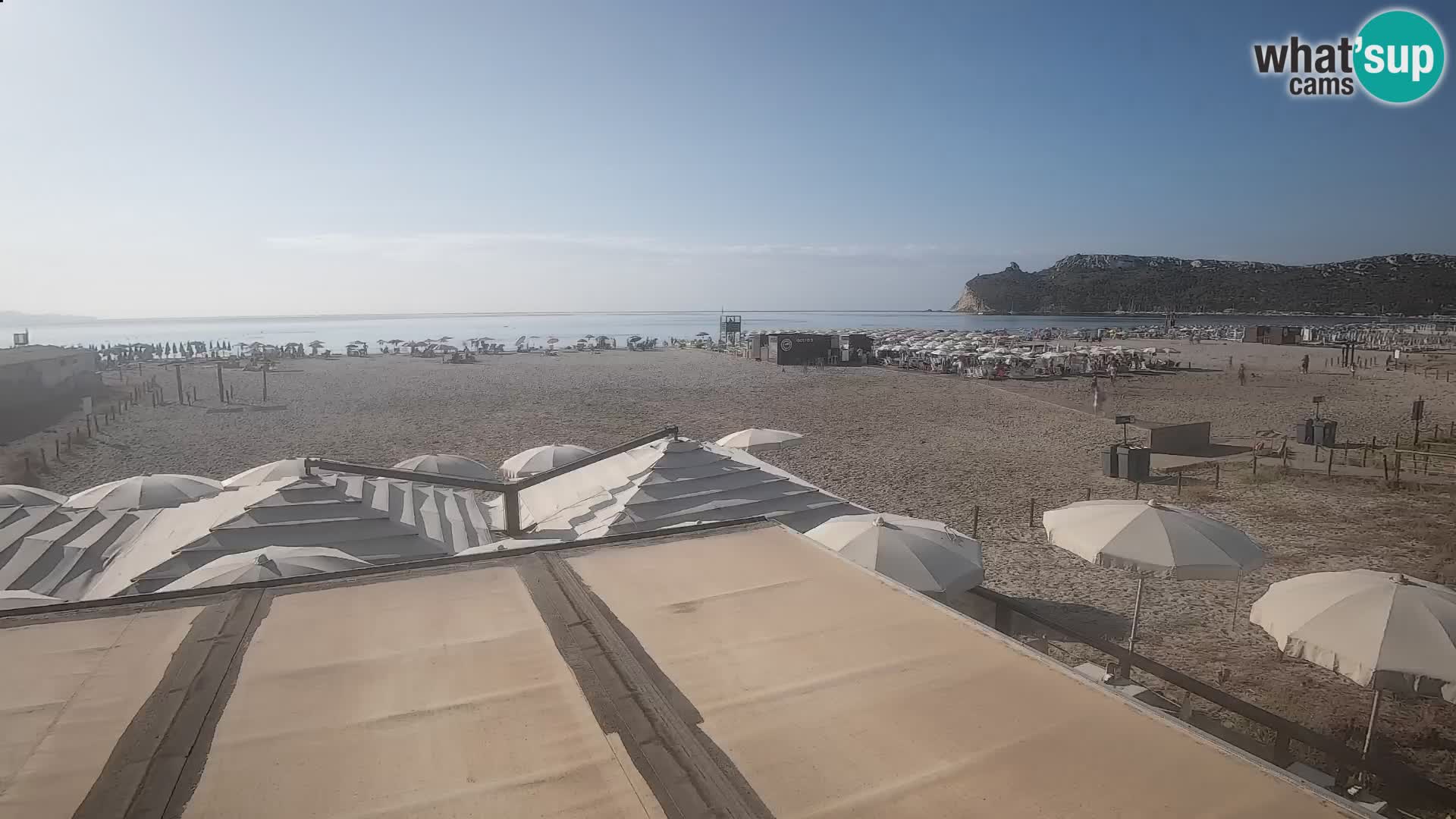 Poetto beach webcam | Cagliari | Sardinija