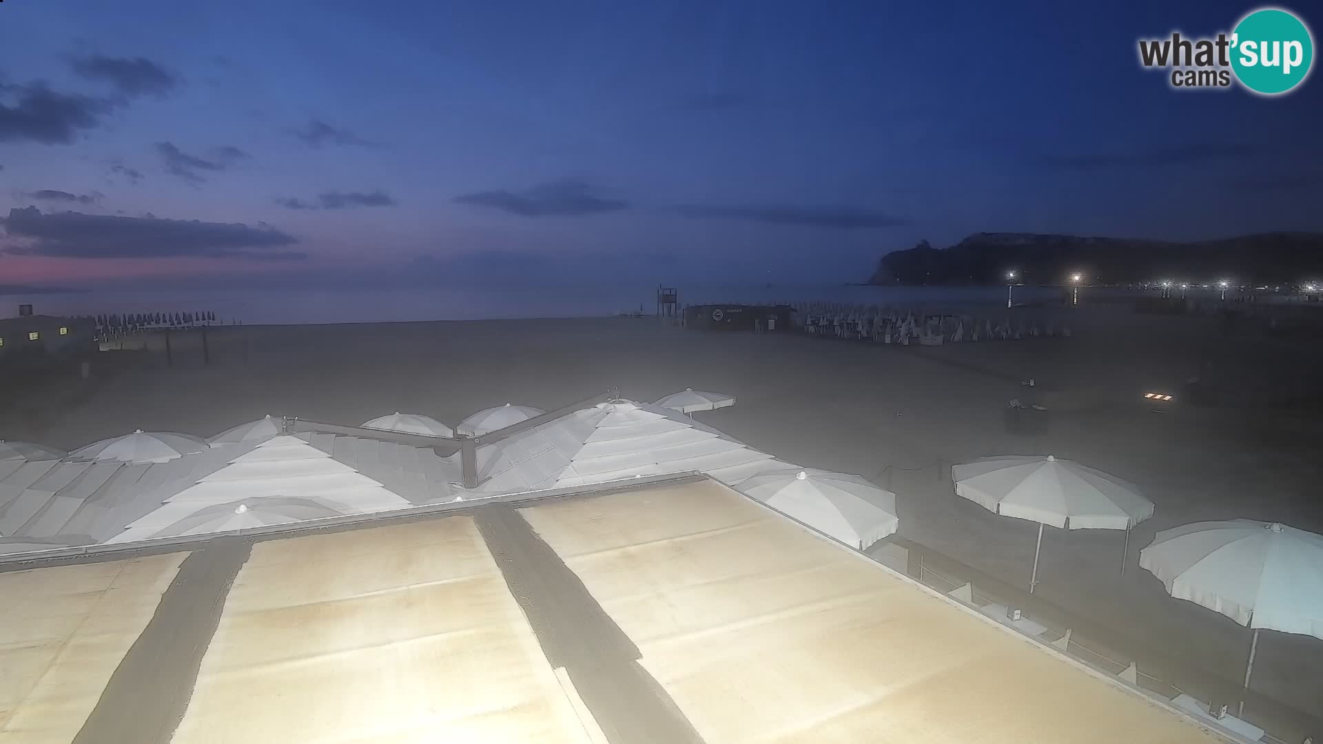 Poetto beach webcam | Cagliari | Sardinija