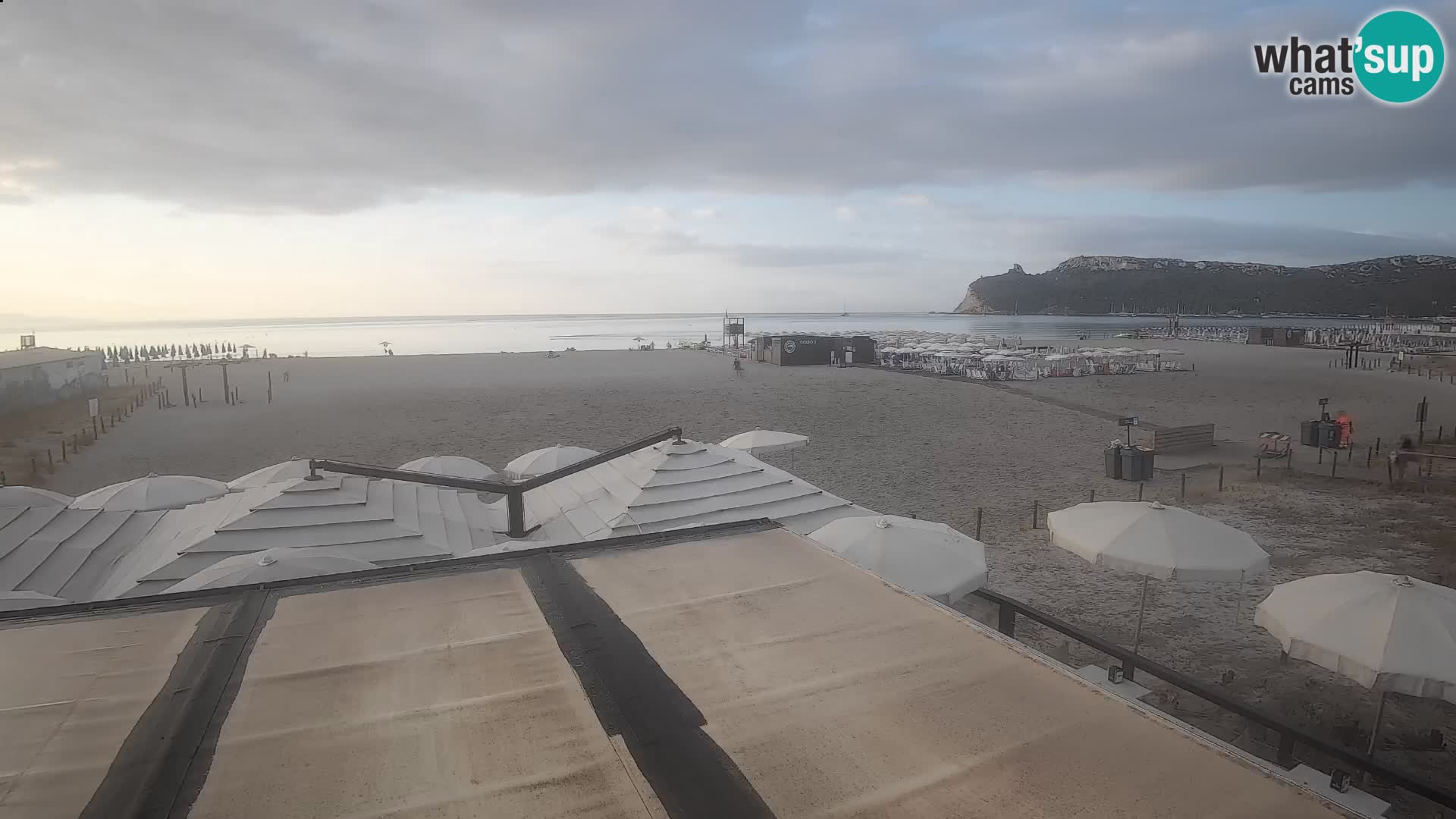 Poetto beach webcam | Cagliari | Sardinija