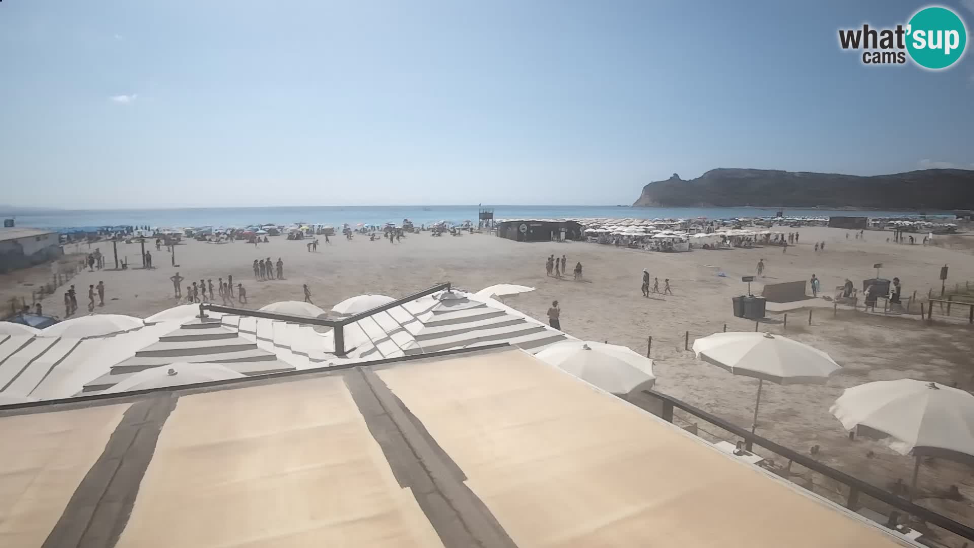 Poetto beach webcam | Cagliari | Sardinia