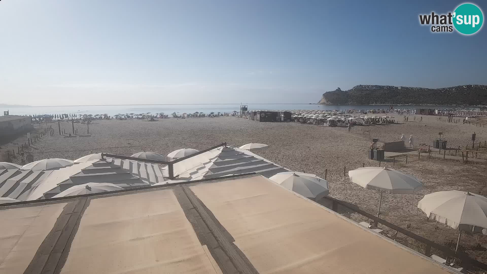 Poetto beach webcam | Cagliari | Sardinija