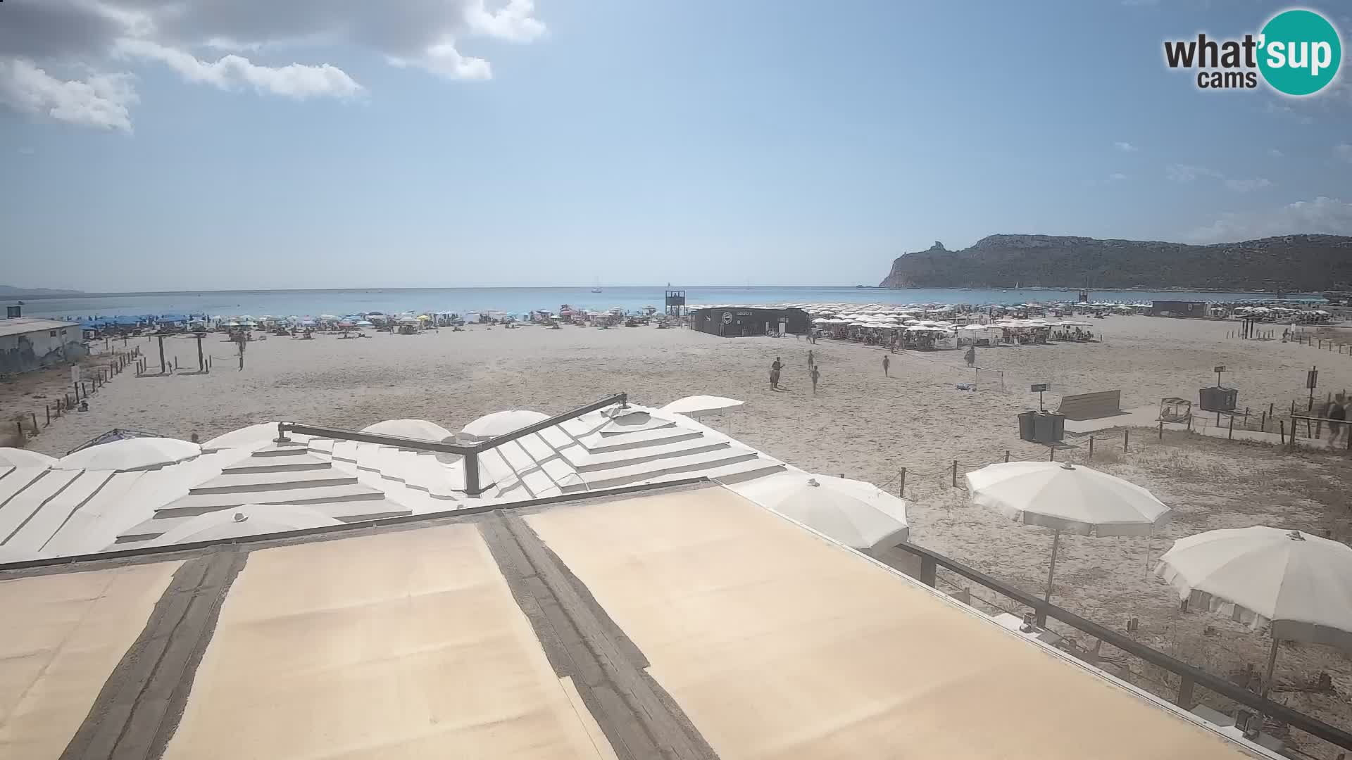 Poetto beach webcam | Cagliari | Sardinija