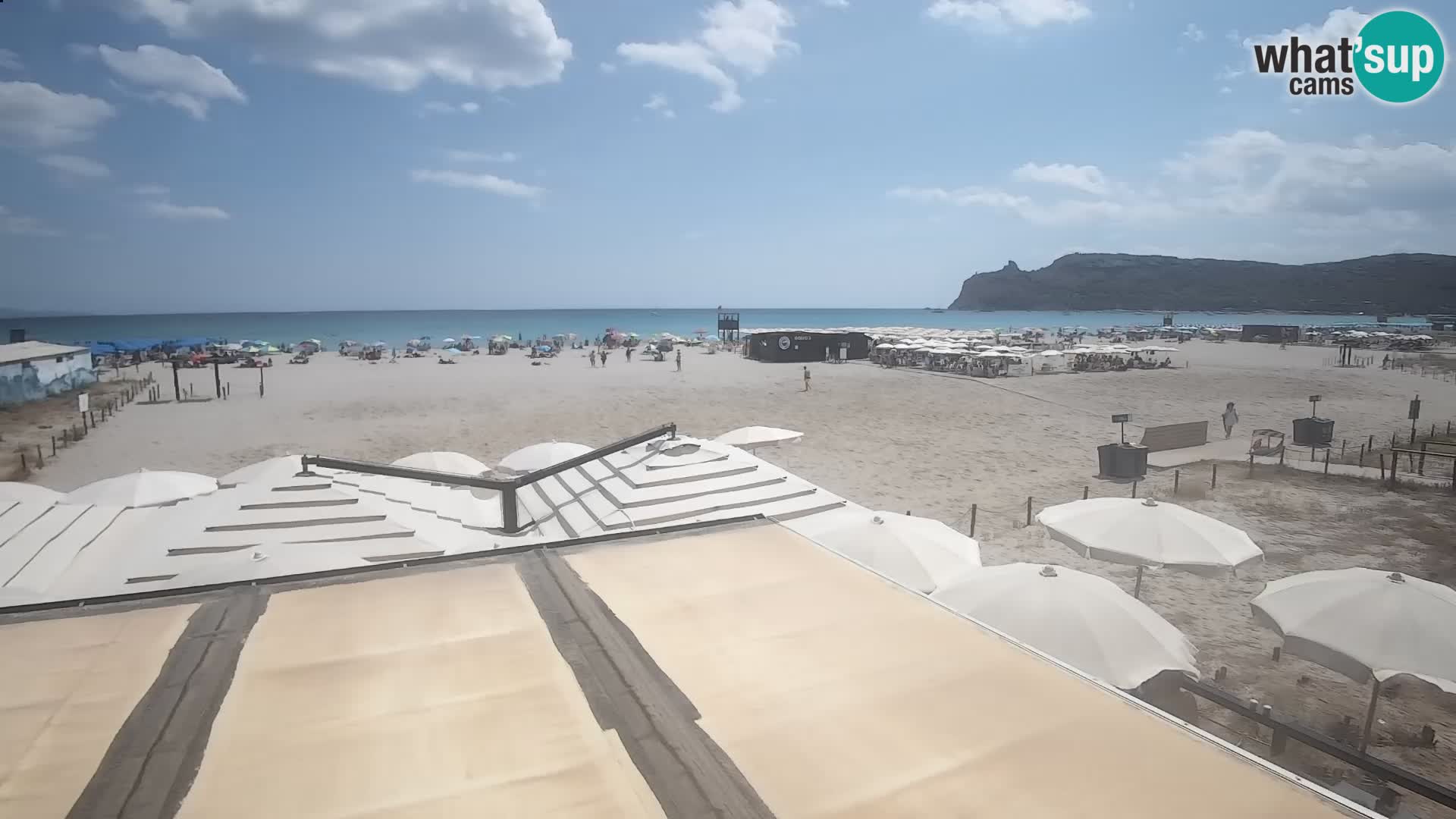 Poetto Strand Webcam | Cagliari | Sardinien