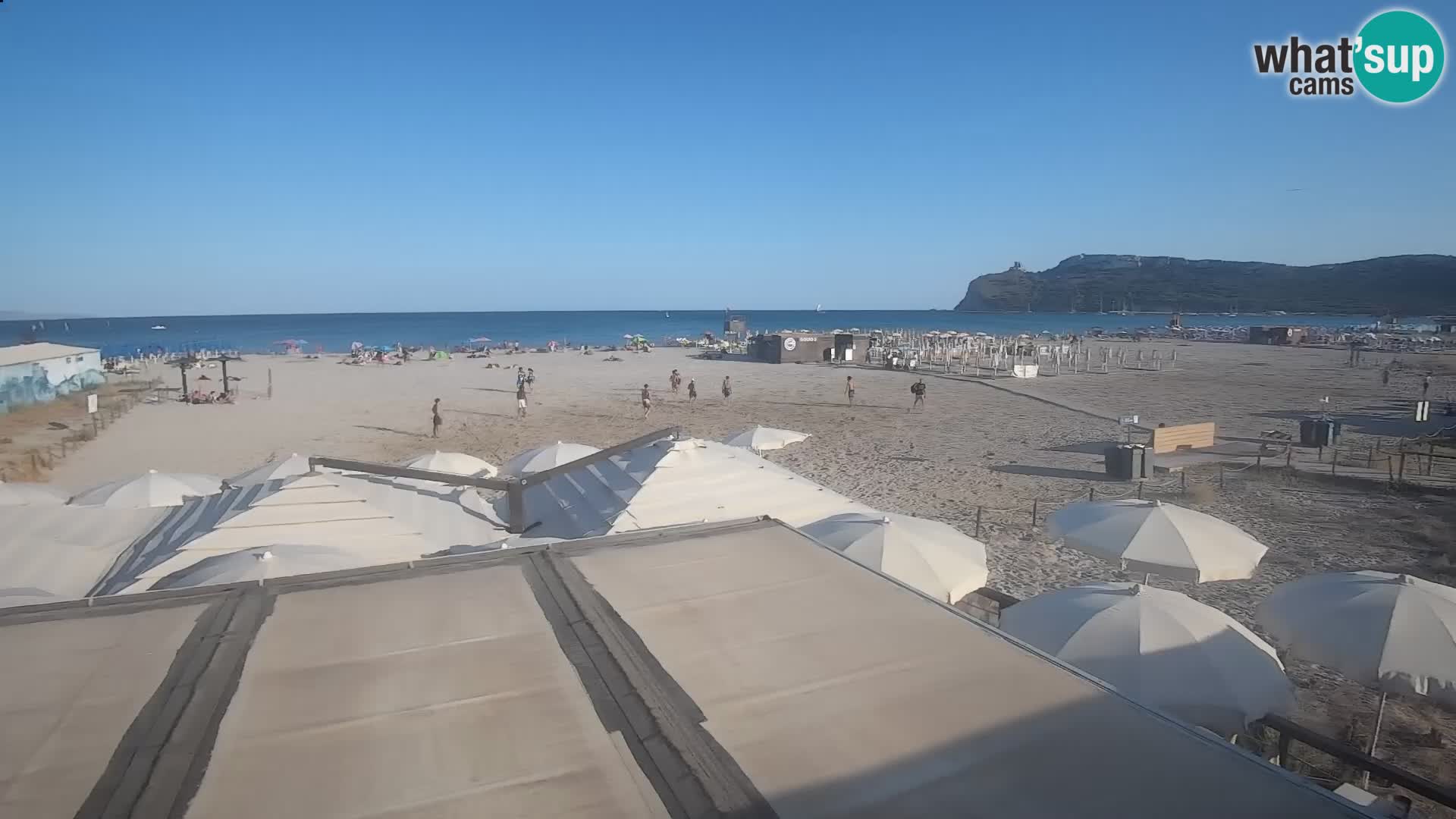 Poetto beach webcam | Cagliari | Sardinia