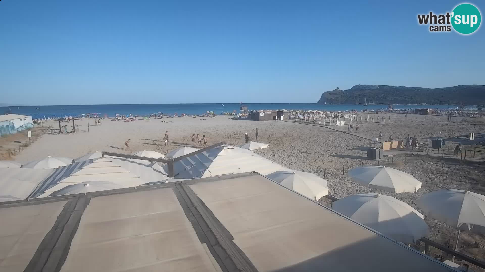 Webcam plage de Poetto | Cagliari | Sardaigne