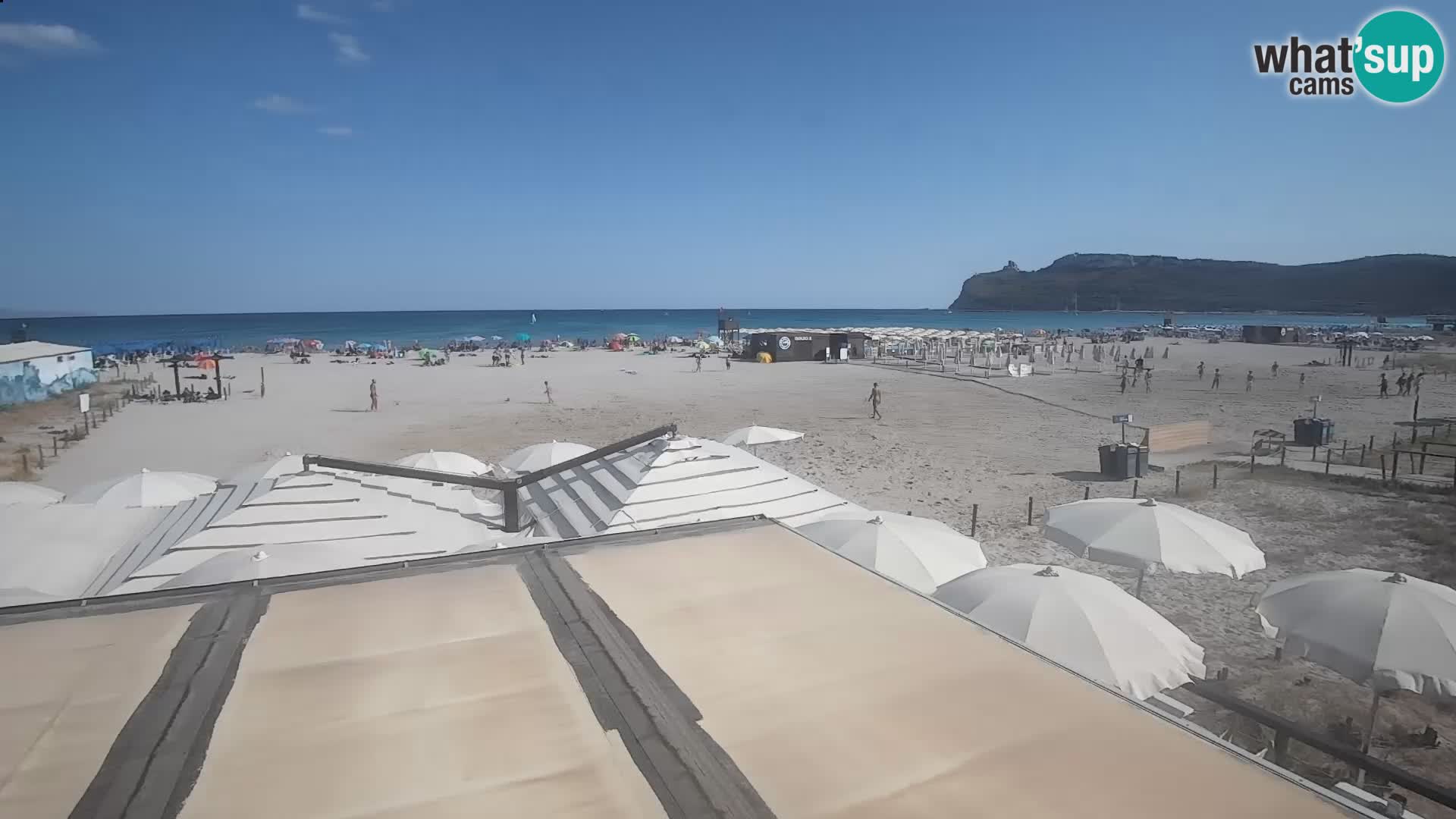 Poetto Strand Webcam | Cagliari | Sardinien